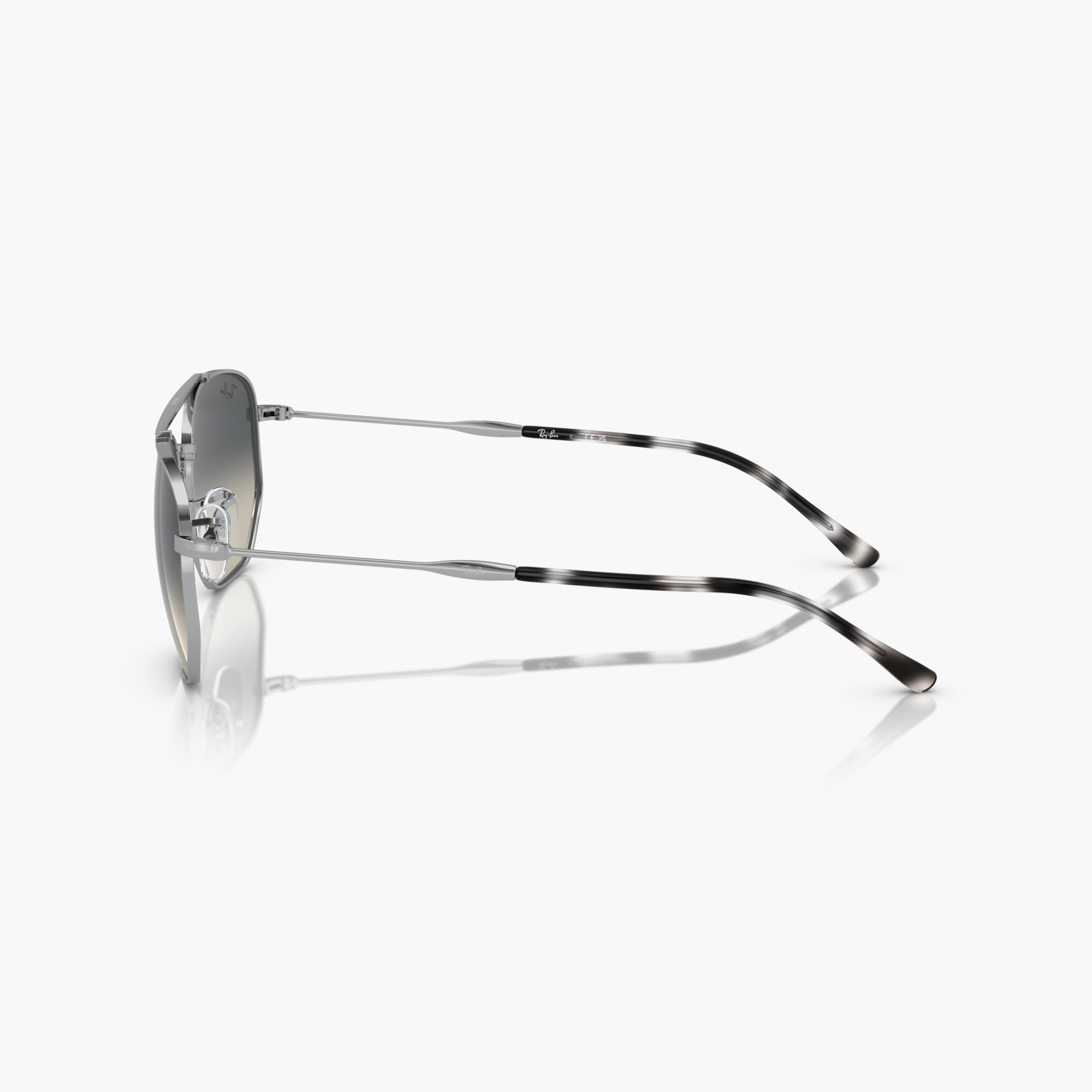نظارة شمسية بإطار كامل وعدسات ملونة ووسادة أنف من راي بان-men-sunglasses-image-2