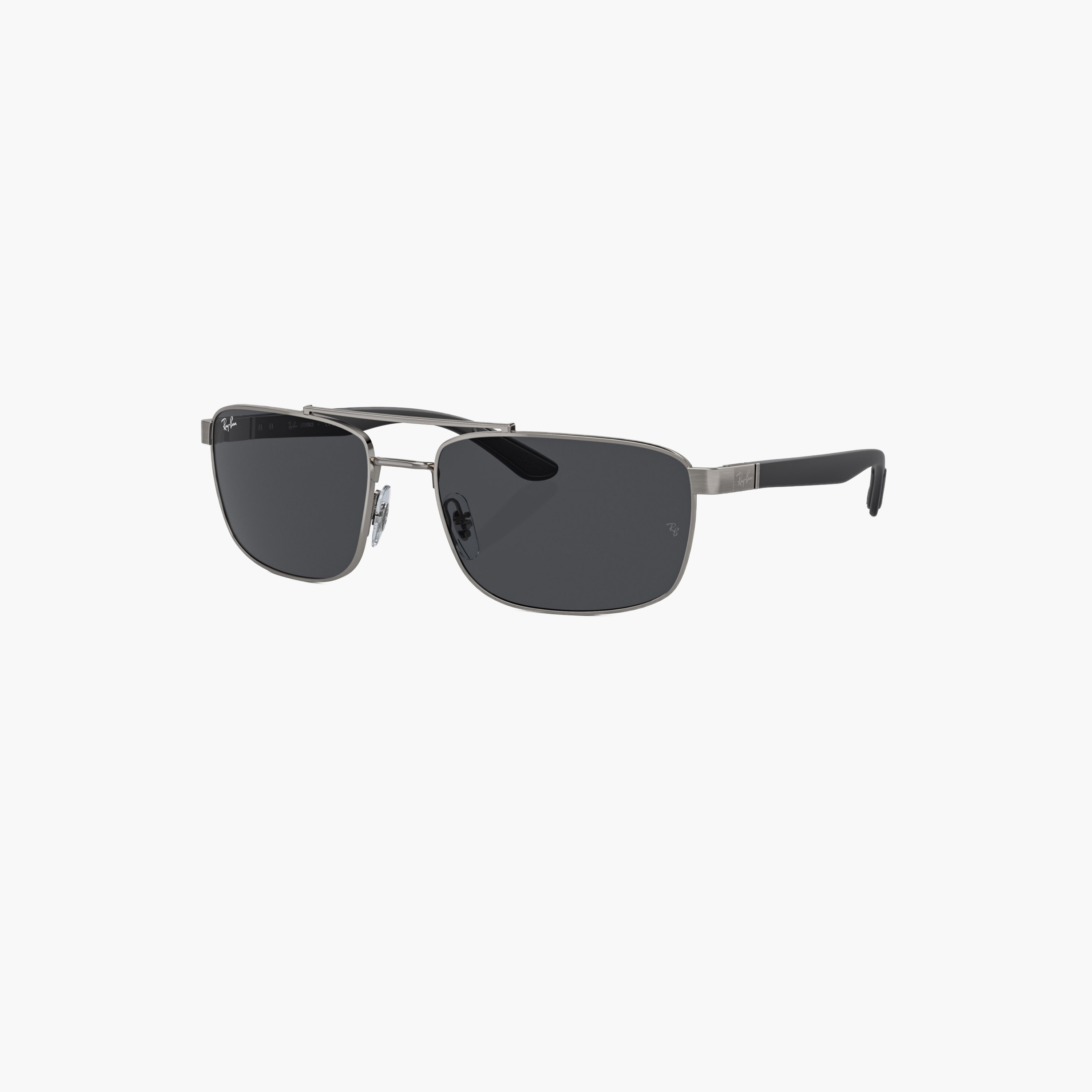 Ray-Ban Unisex Rectangle Grey Lens Sunglasses-men-sunglasses-image-1