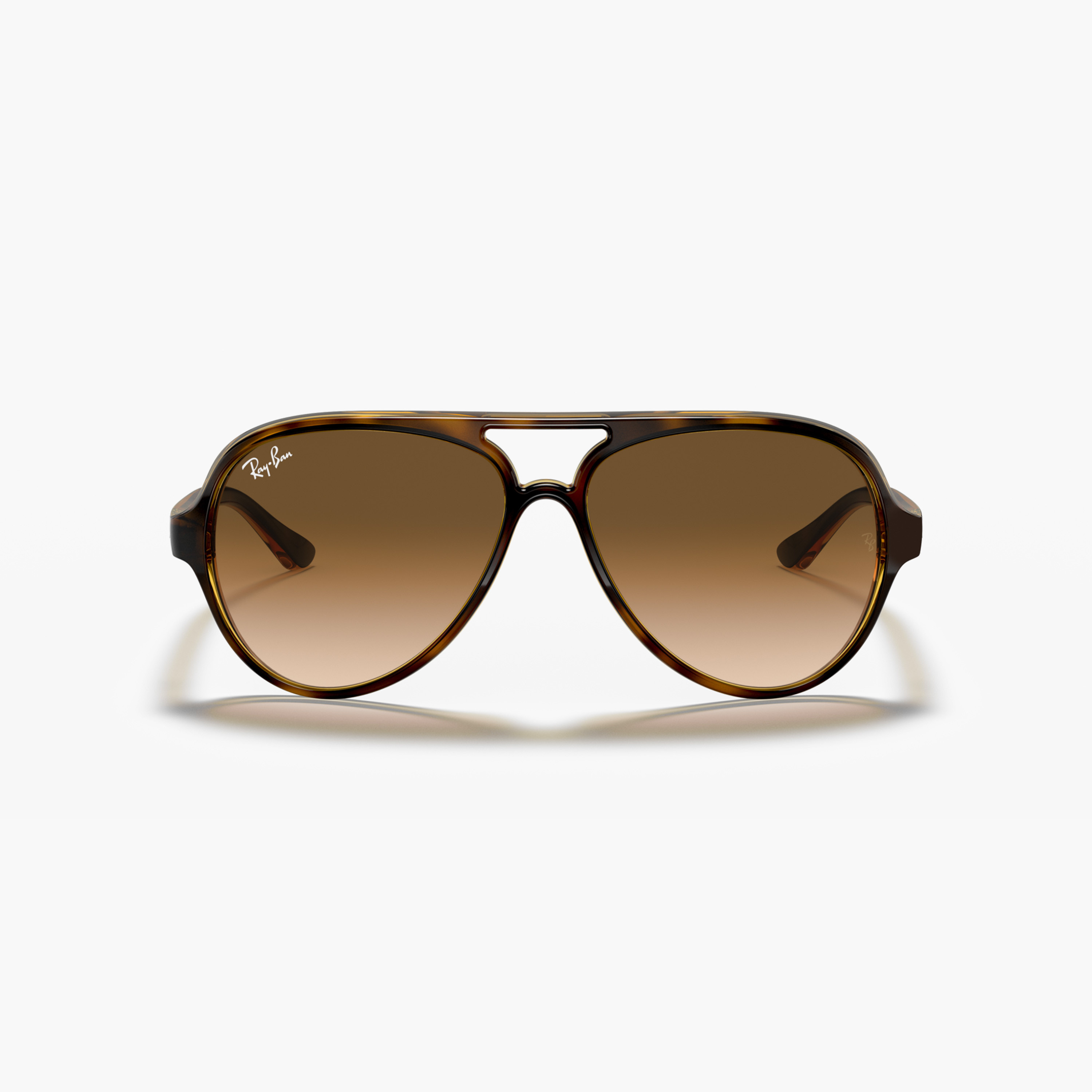 Ray-Ban Light Havana Full Rim Tinted Lens Aviator Sunglasses-men-sunglasses-image-3