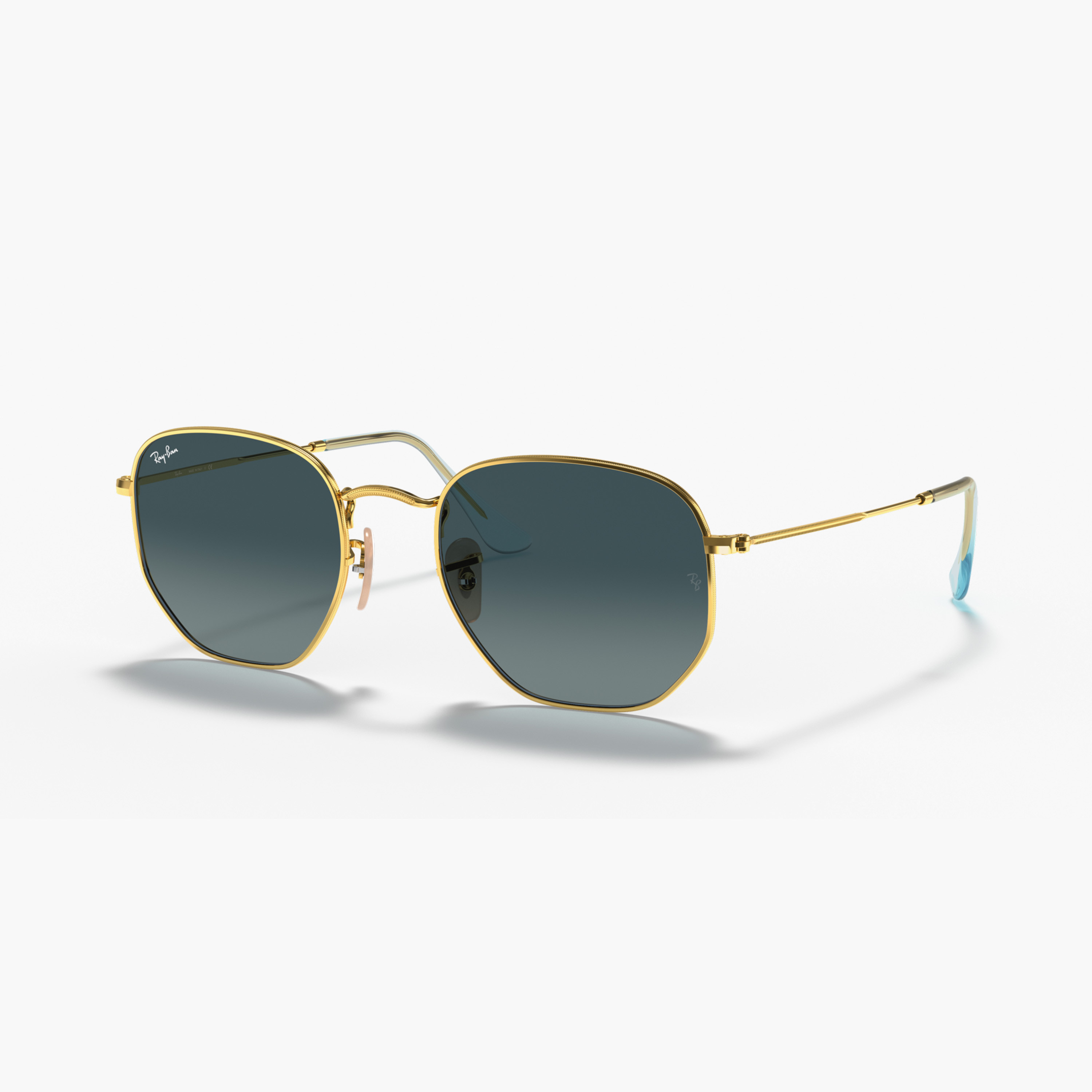 نظارة شمس بوسادة أنف وإطار سداسي أريستا من راي بان-men-sunglasses-image-1