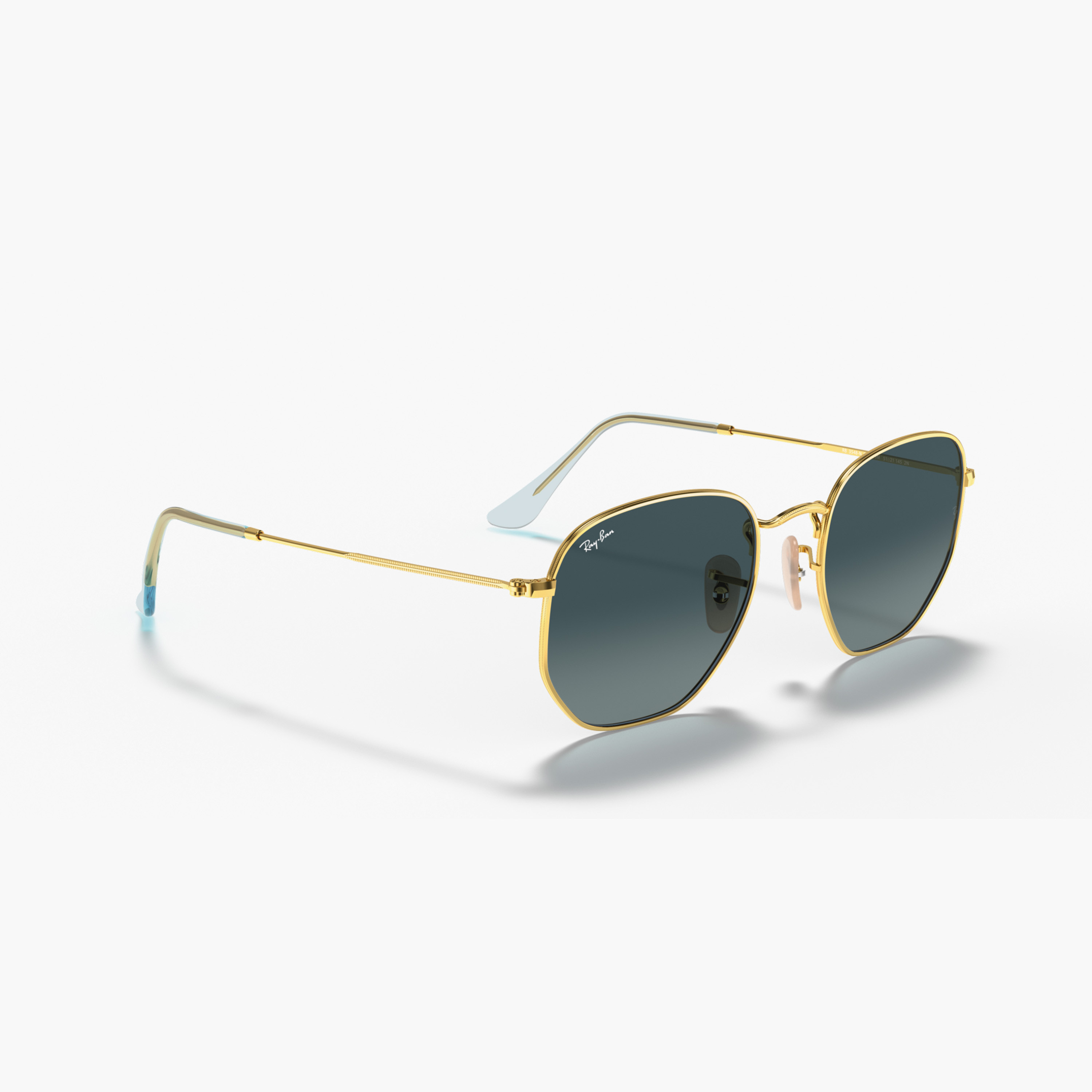 نظارة شمس بوسادة أنف وإطار سداسي أريستا من راي بان-men-sunglasses-image-5