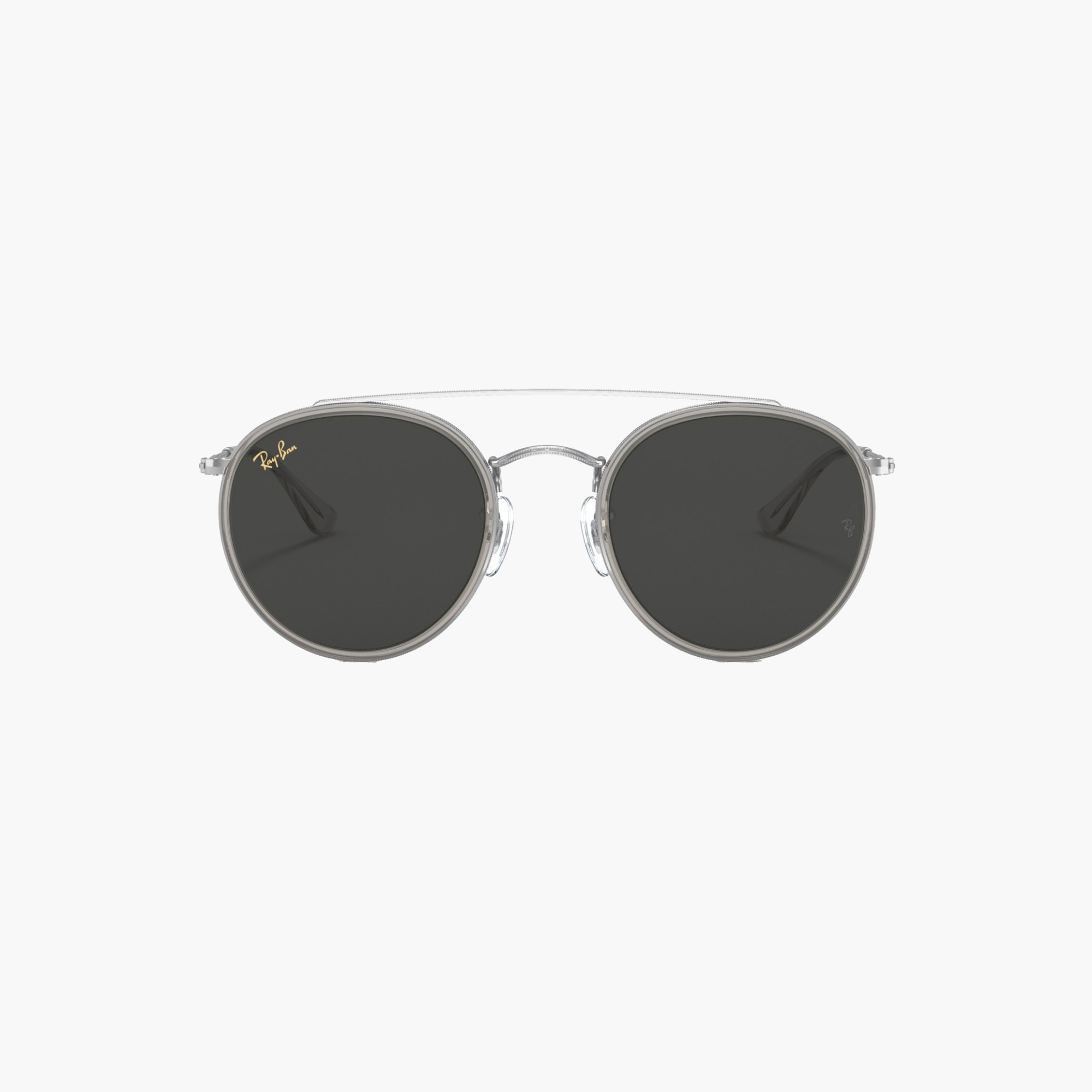 نظارة شمسية بيضاوية بعدسات رمادية للجنسين من رايبان-men-sunglasses-image-1