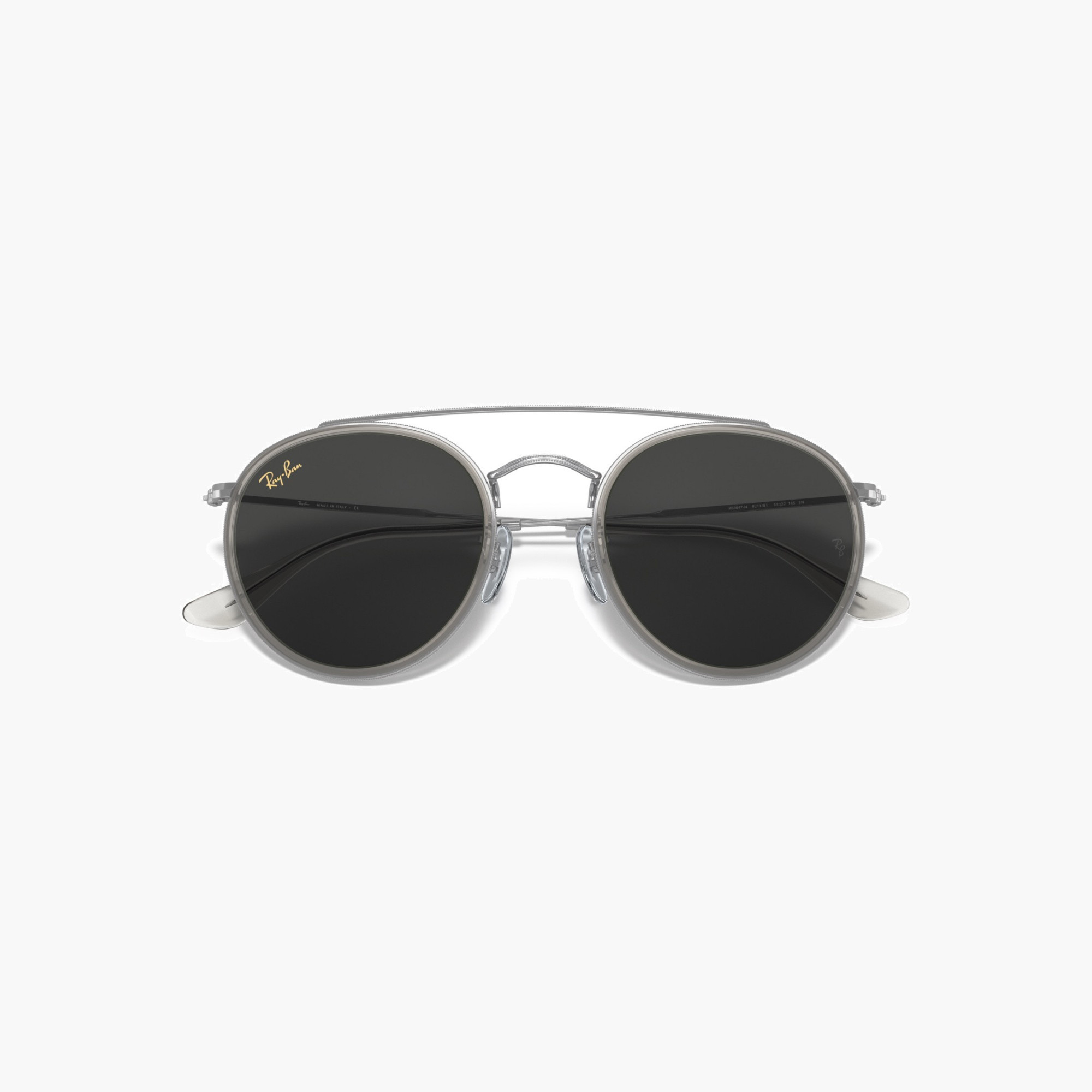 نظارة شمسية بيضاوية بعدسات رمادية للجنسين من رايبان-men-sunglasses-image-4