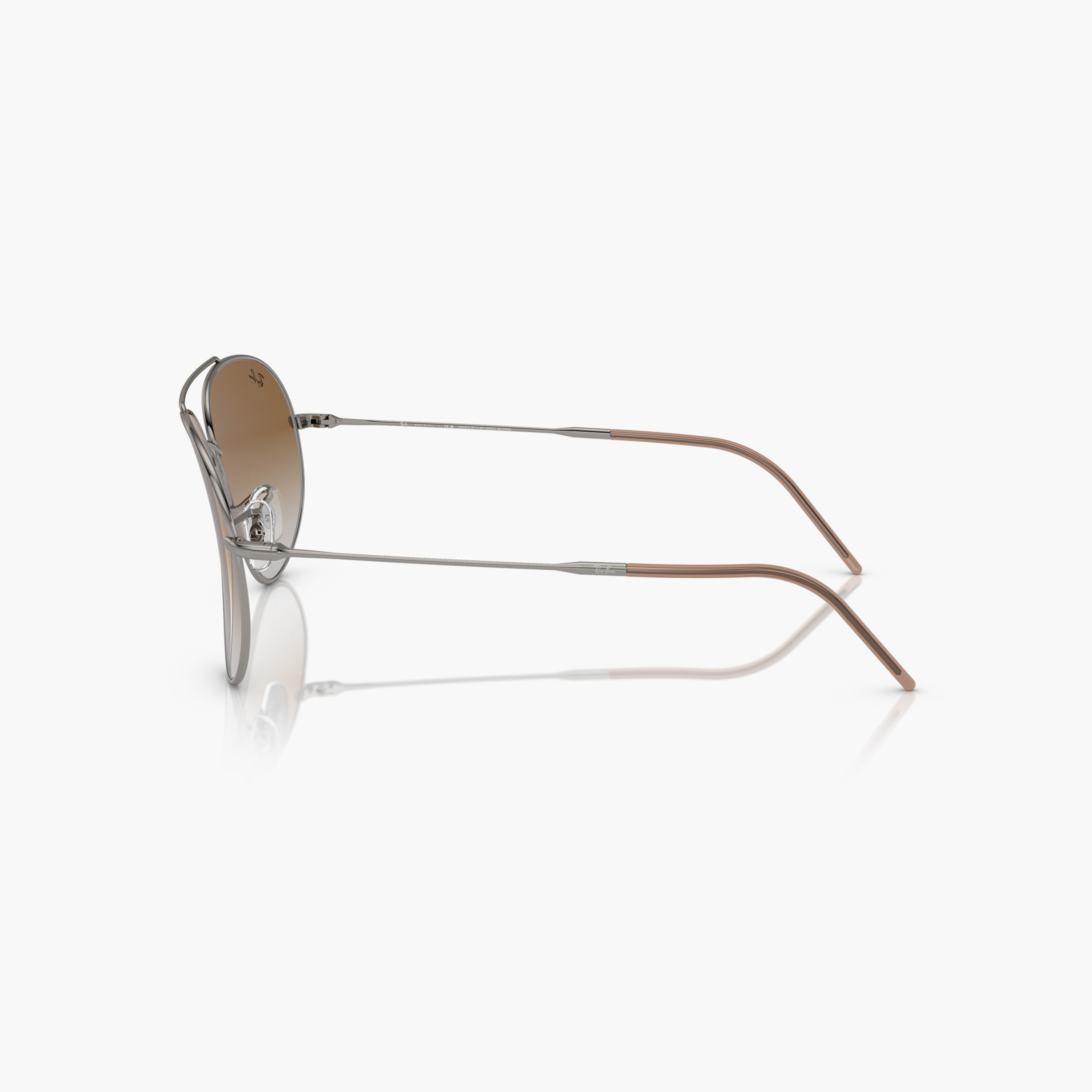 نظارة شمس أفياتور بعدسات ملونة وإطار كامل ووسادة أنف من راي بان-men-sunglasses-image-3