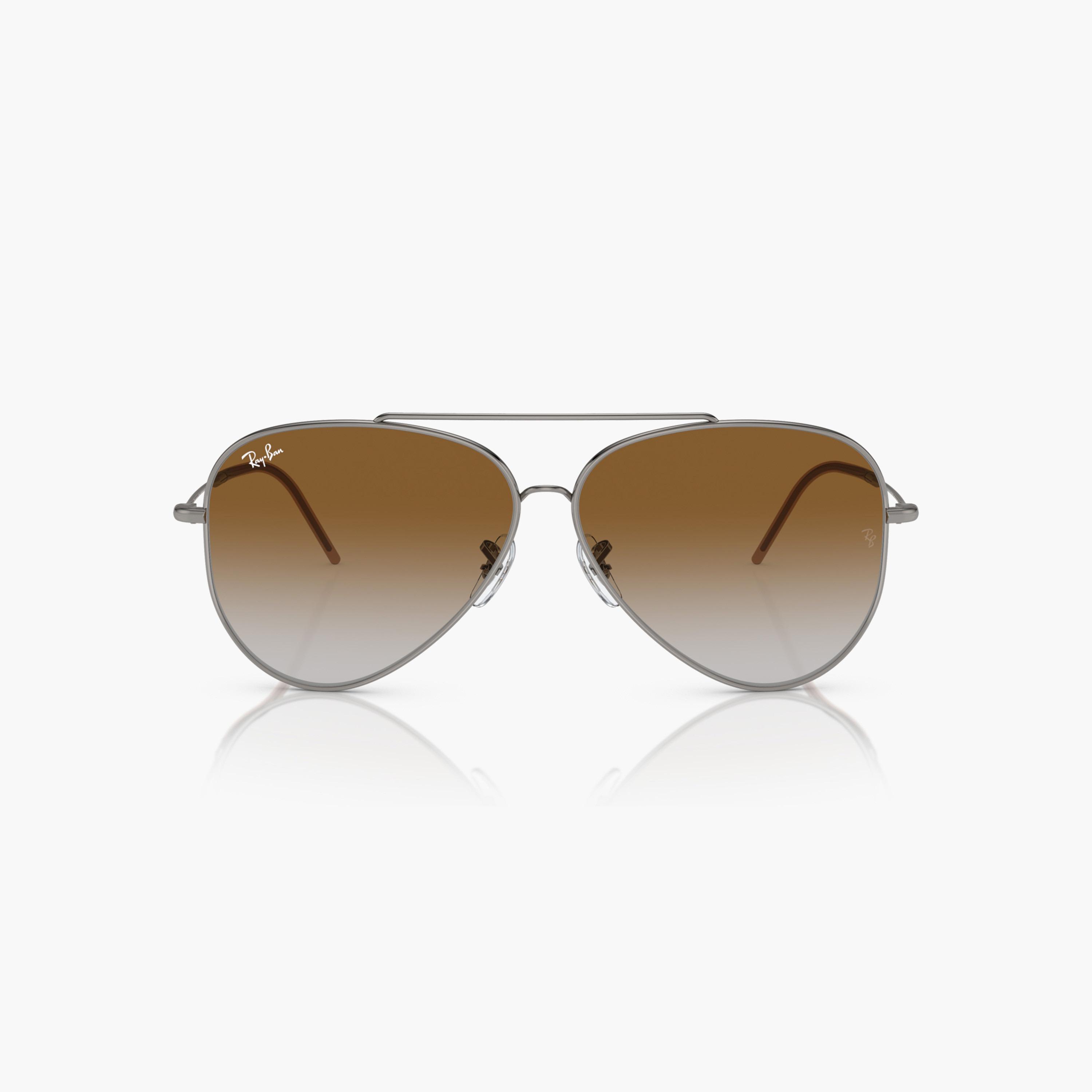 نظارة شمس أفياتور بعدسات ملونة وإطار كامل ووسادة أنف من راي بان-men-sunglasses-image-4