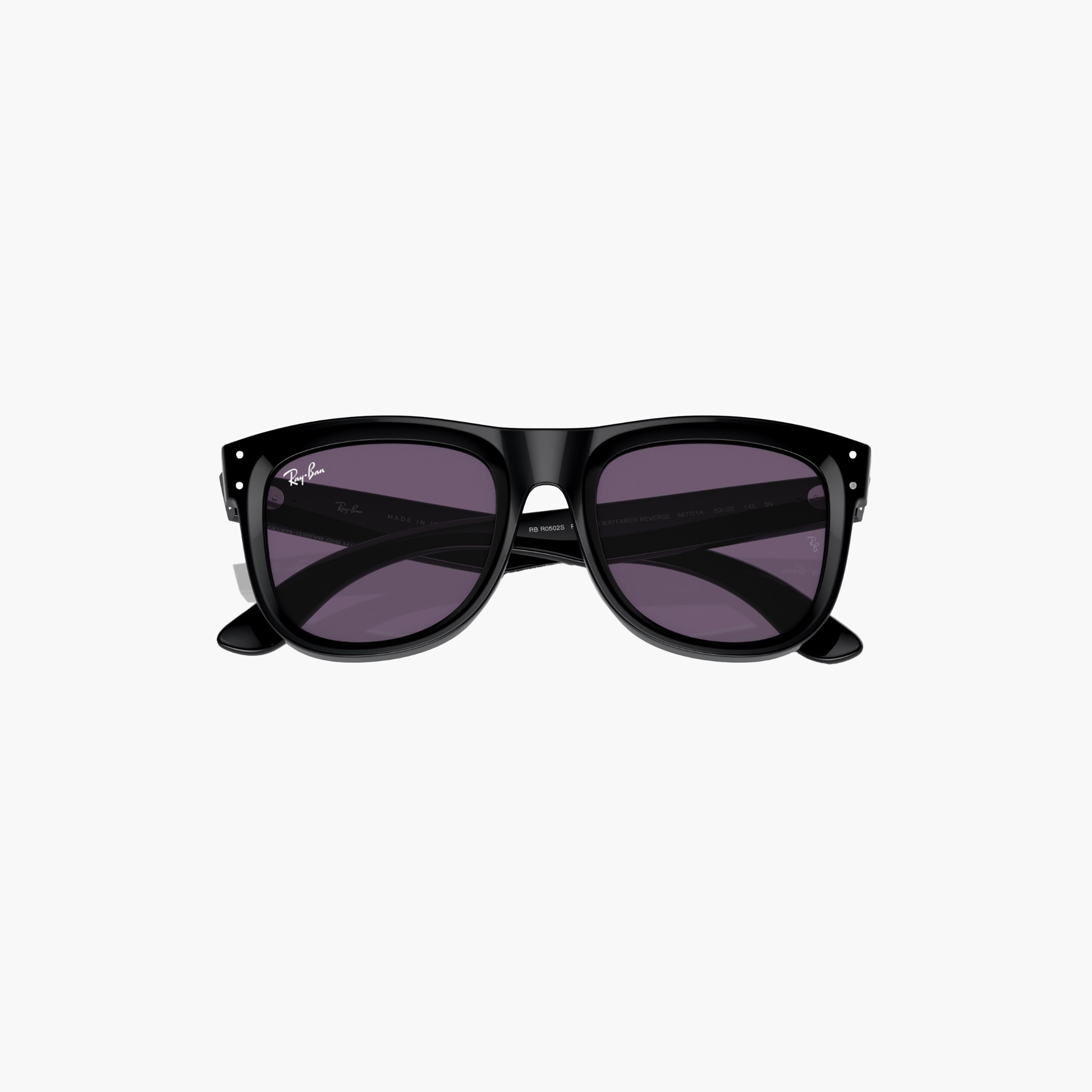 Ray-Ban Unisex Wayfarer Purple Lens Sunglasses-men-sunglasses-image-5