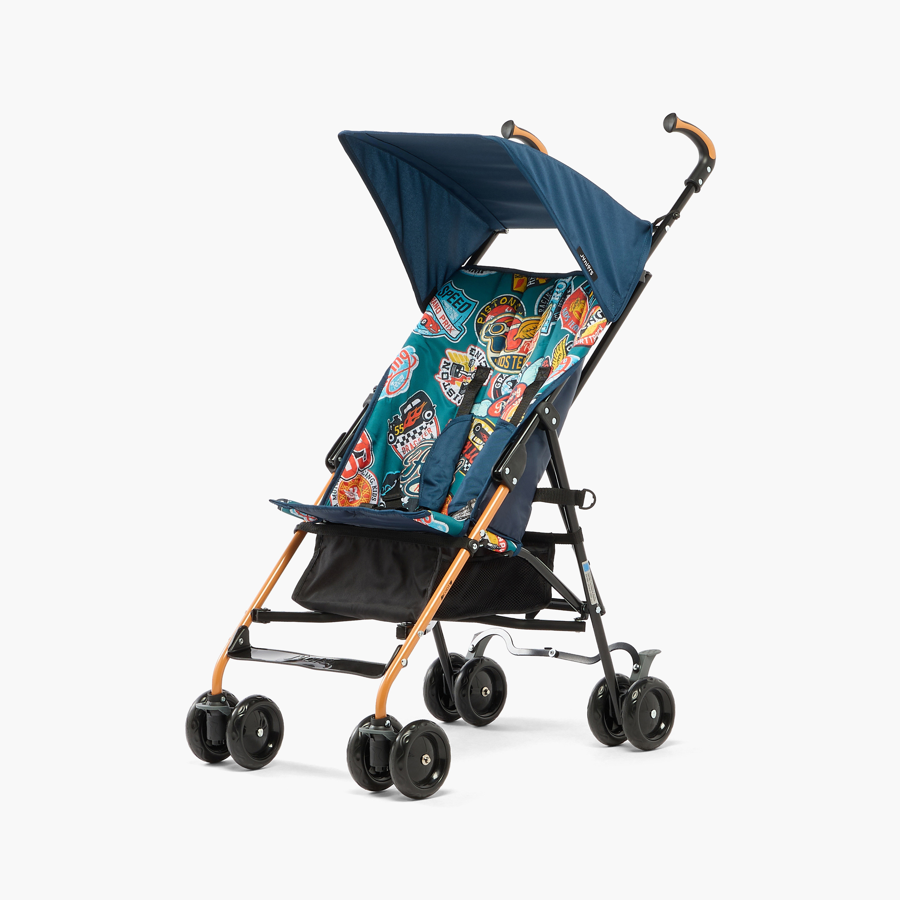 Juniors Scooty Butterfly Print Baby Buggy Stroller-baby-gear-strollersandprams-buggies-image-1