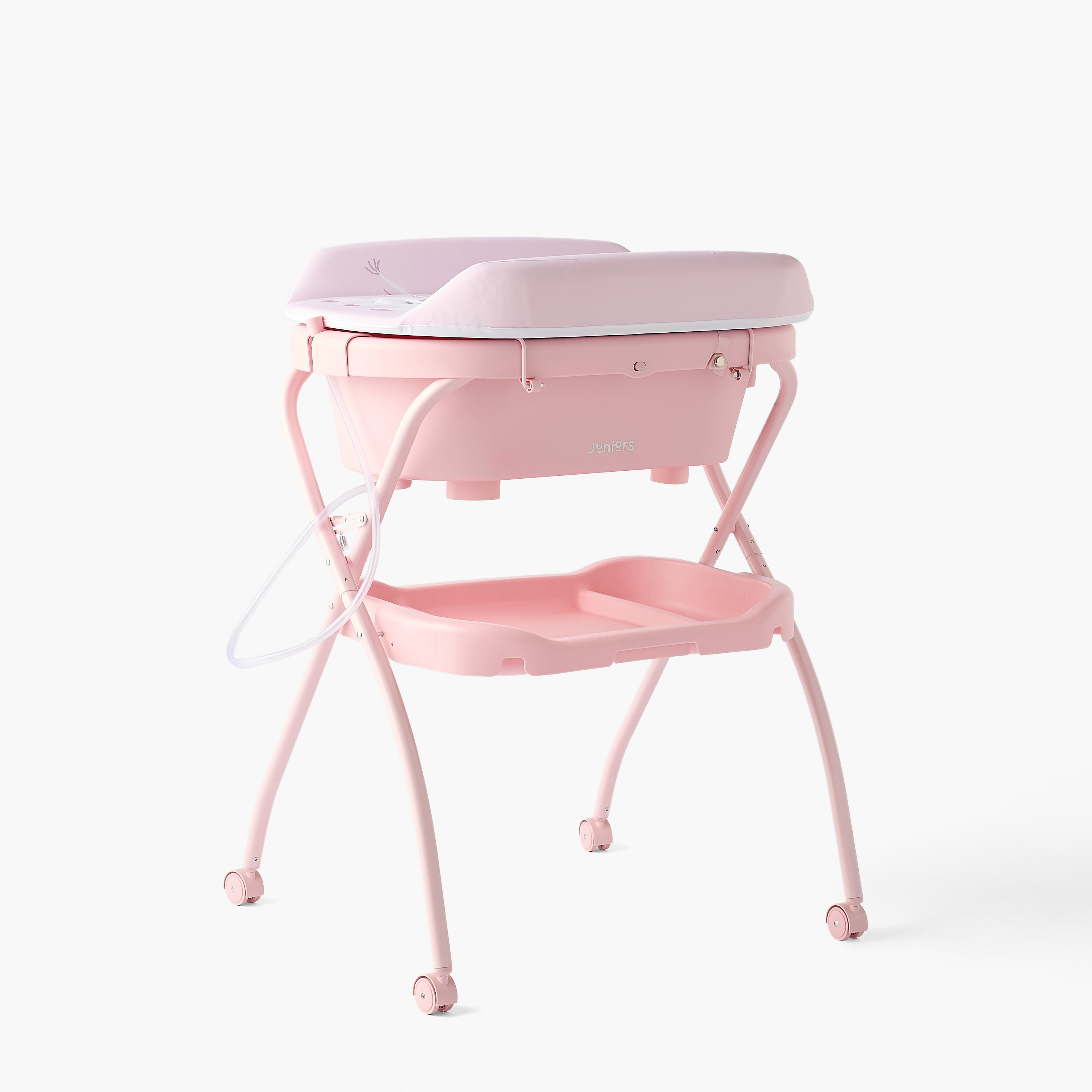 مركز تغيير ملابس قابل للطي مع حوض استحمام من جونيورز-baby-nursery-furniture-changingtables-image-2