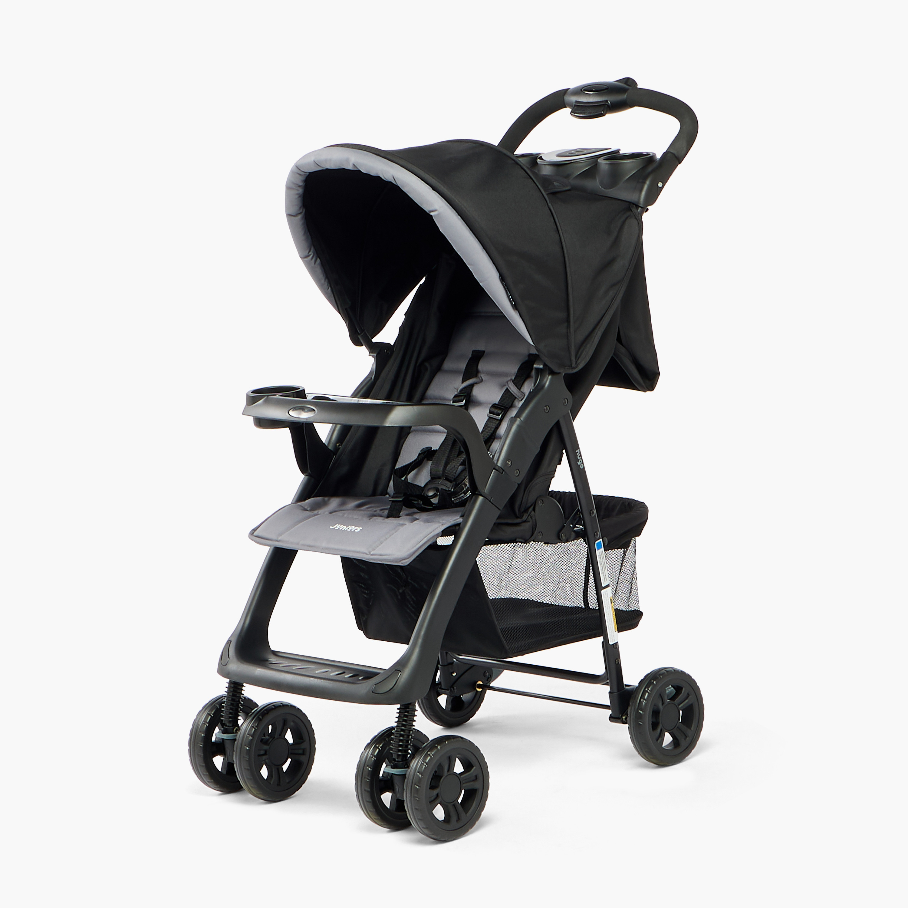 عربة الأطفال هوجو مع مظلة من جونيورز - سباركلينج جريب-baby-gear-strollersandprams-strollers-image-9