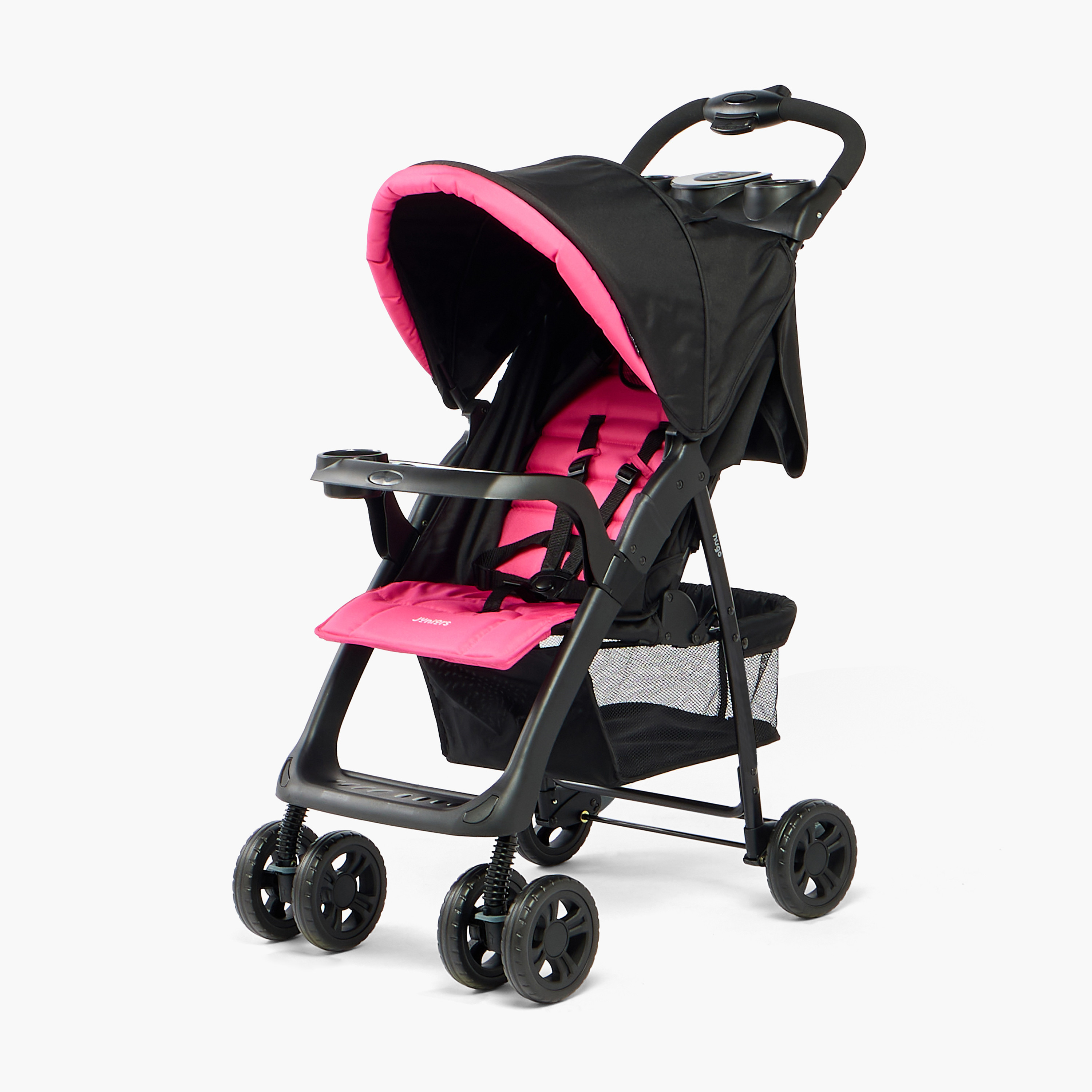عربة الأطفال هوجو مع مظلة من جونيورز - سباركلينج جريب-baby-gear-strollersandprams-strollers-image-9
