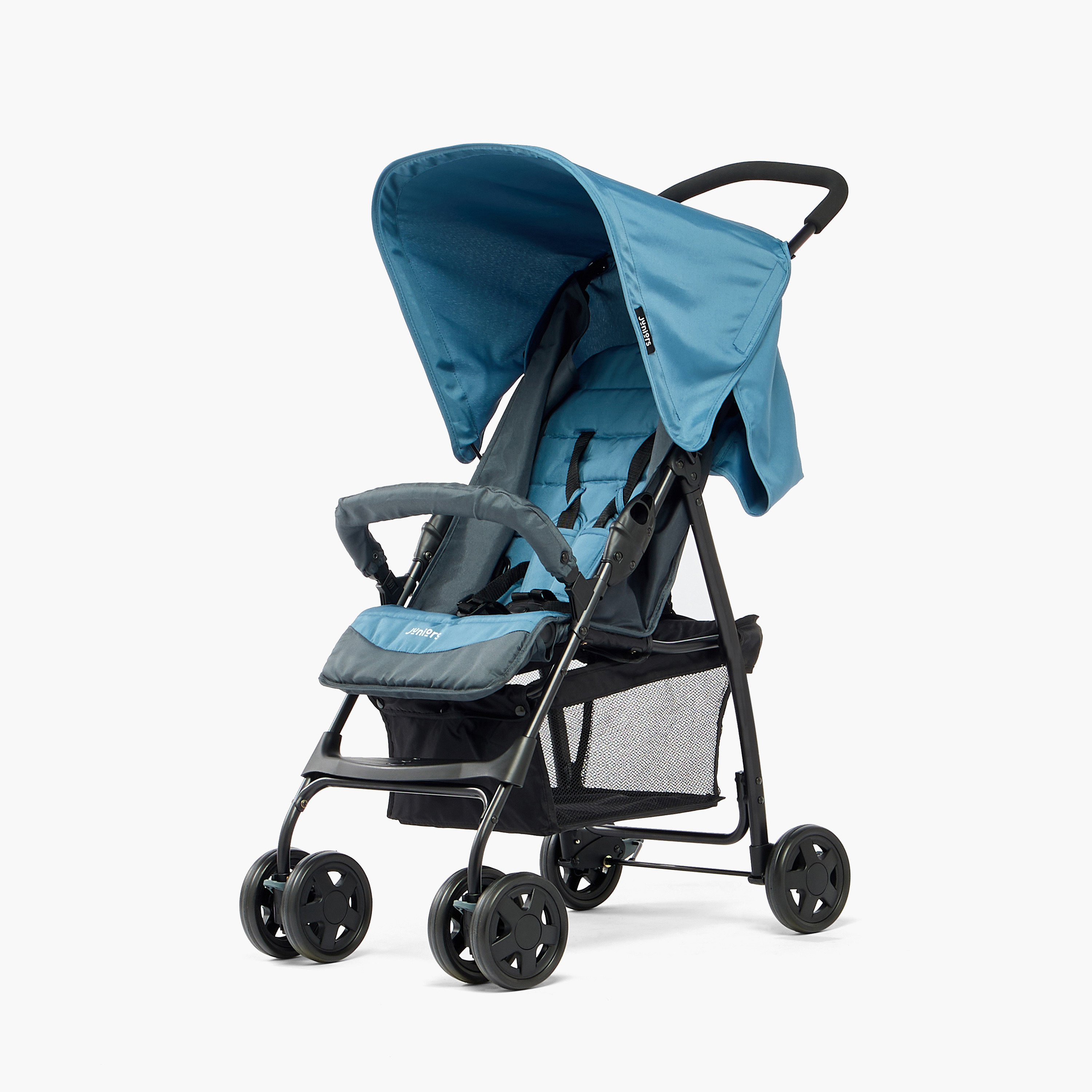 Juniors Trent Compact Stroller with 2-Hand Folding, Steel Frame and Wheel Lock-baby-gear-strollersandprams-strollers-image-2