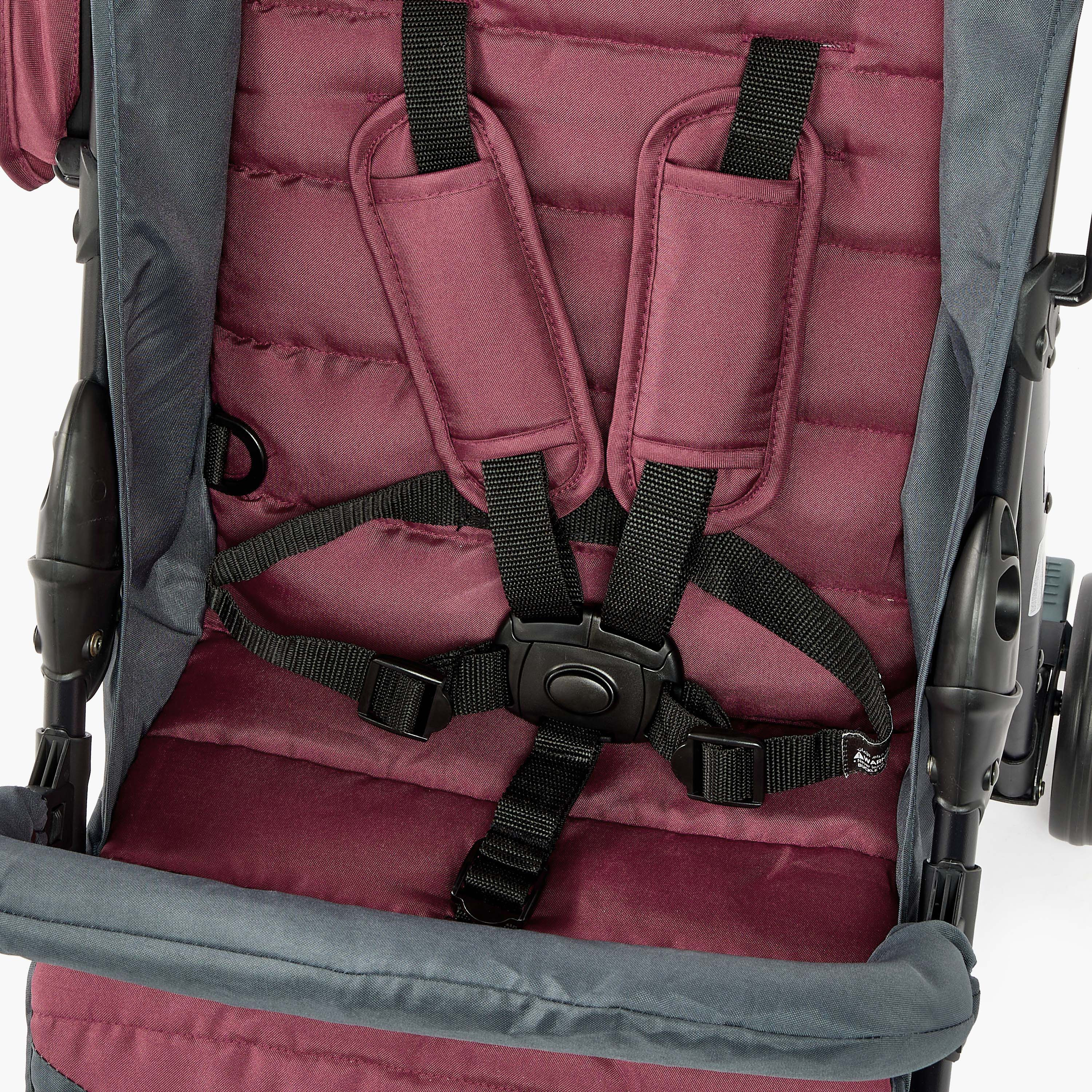 عربة أطفال ترينت المدمجة قابلة للطي بيدين بإطار فولاذ وقفل للعجلات من جونيورز-baby-gear-strollersandprams-strollers-image-6