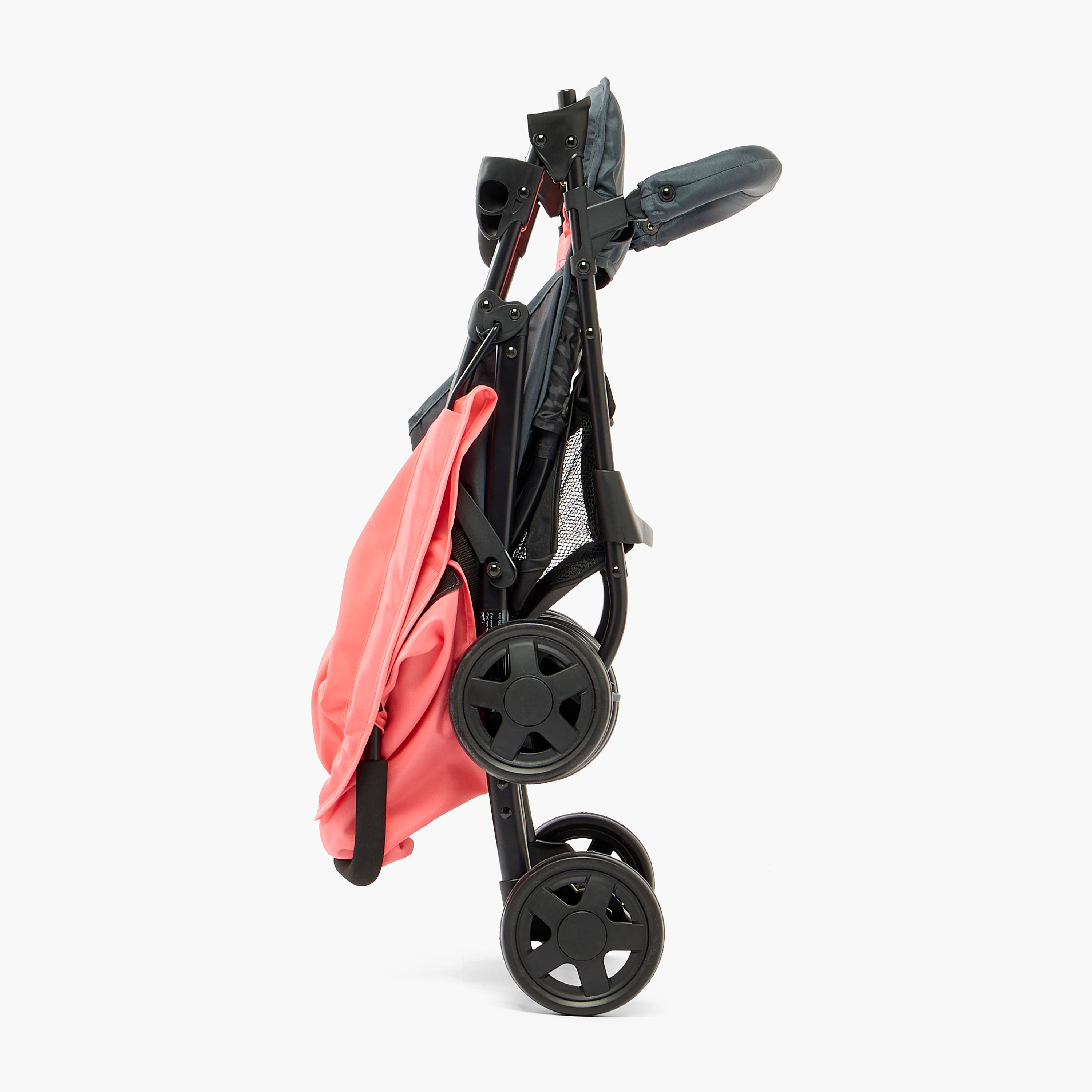 Juniors Trent Compact Stroller with 2-Hand Folding, Steel Frame and Wheel Lock-baby-gear-strollersandprams-strollers-image-4