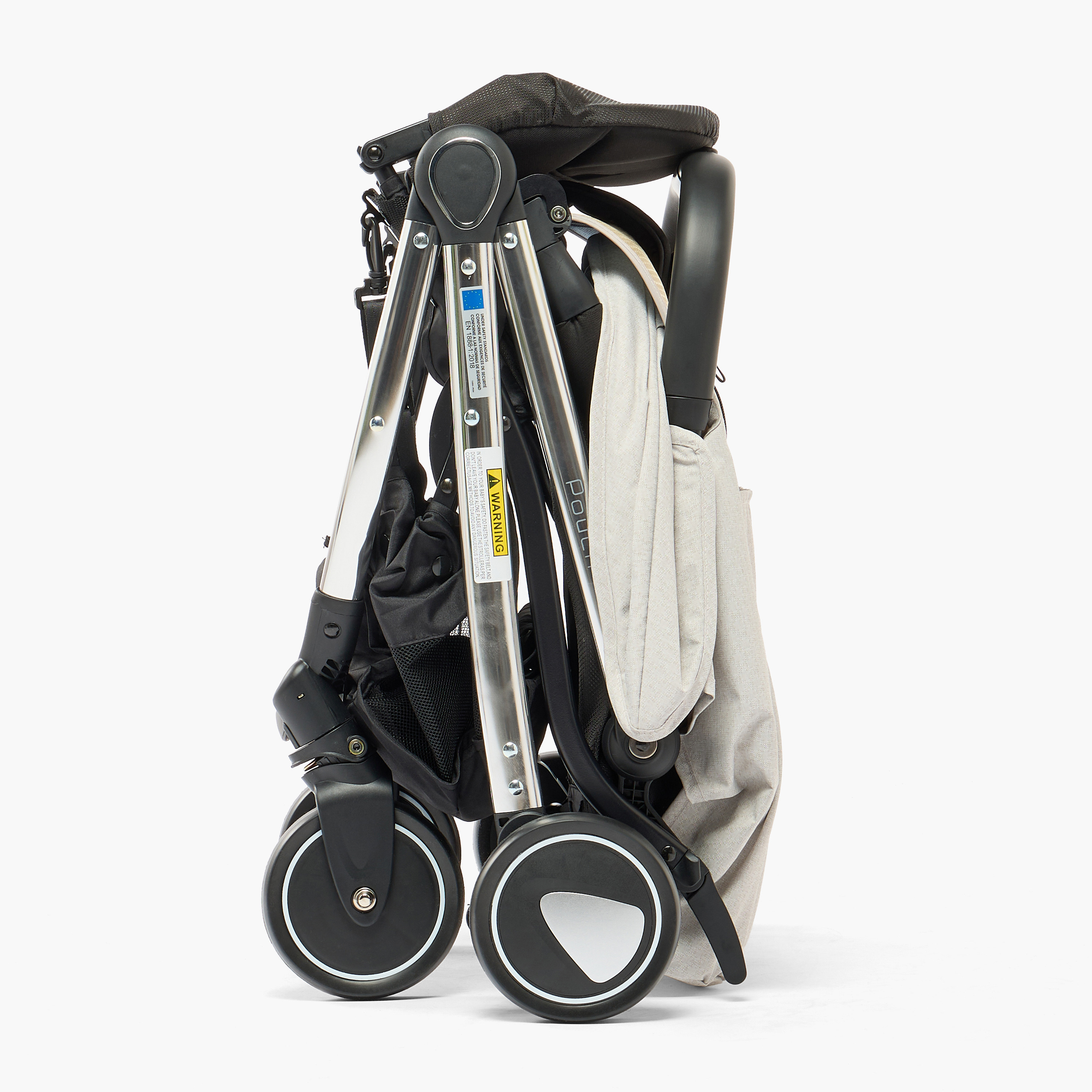 Giggles Pouch Cabin Approved Stroller with 3-Fold System, Aluminium Frame and Wheel Lock-baby-gear-strollersandprams-strollers-image-5