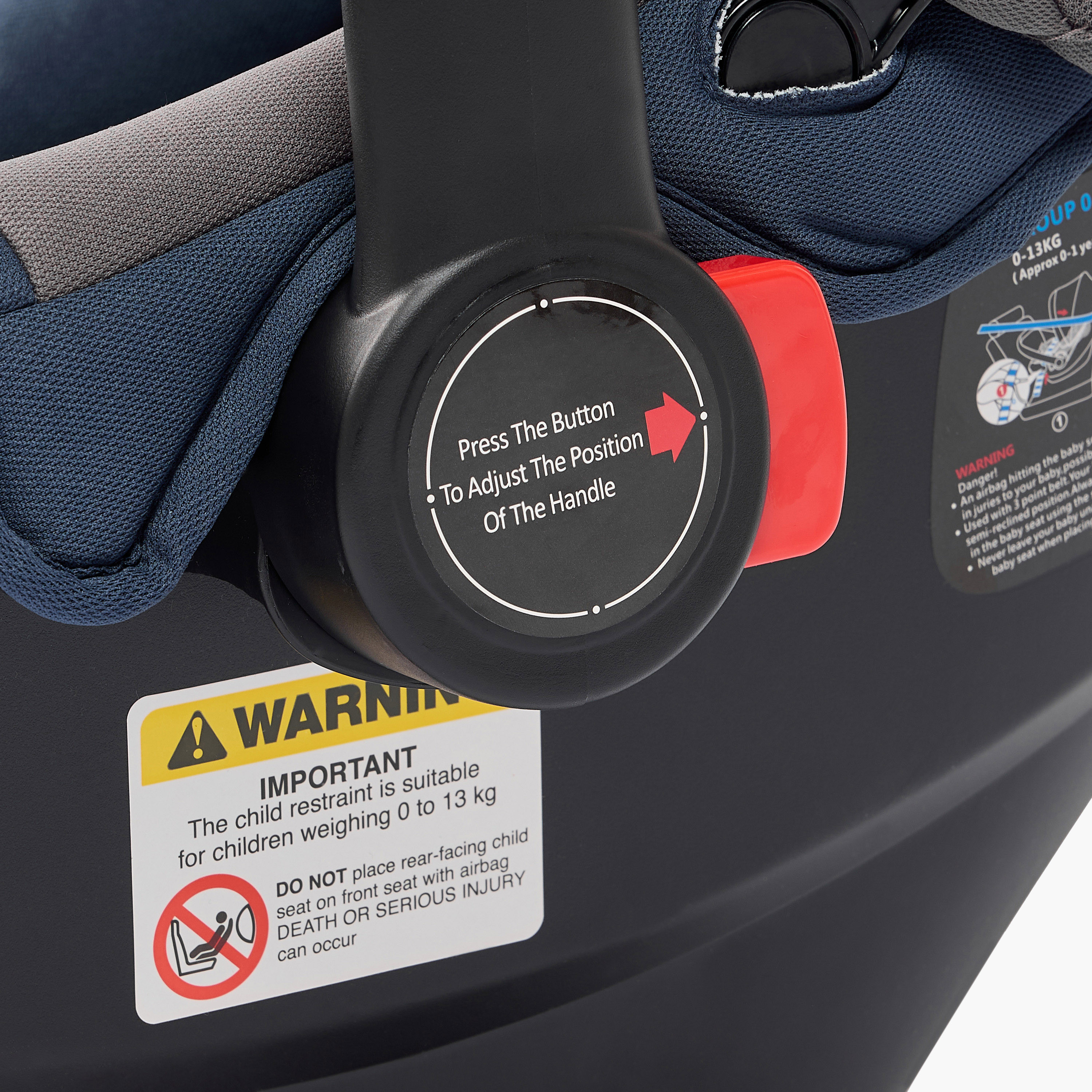 Juniors Golf Infant Car Seat with Side Impact Protection, Rear Facing and Seat Belt System-baby-gear-carseats-image-12