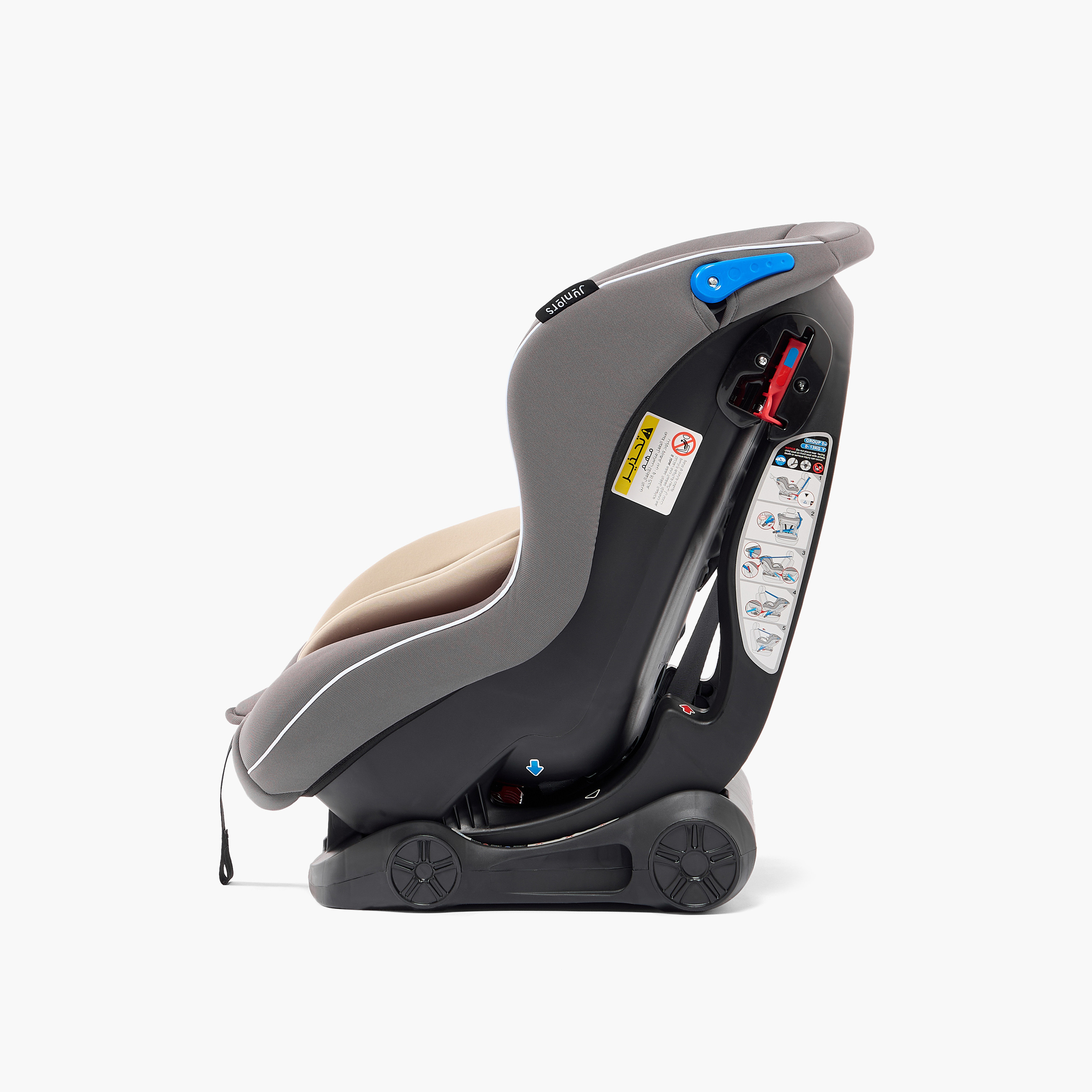 Juniors Speedwell Convertible Car Seat with 5-Point Safety Harness, Rear Facing and Seat Belt System-baby-gear-carseats-image-2