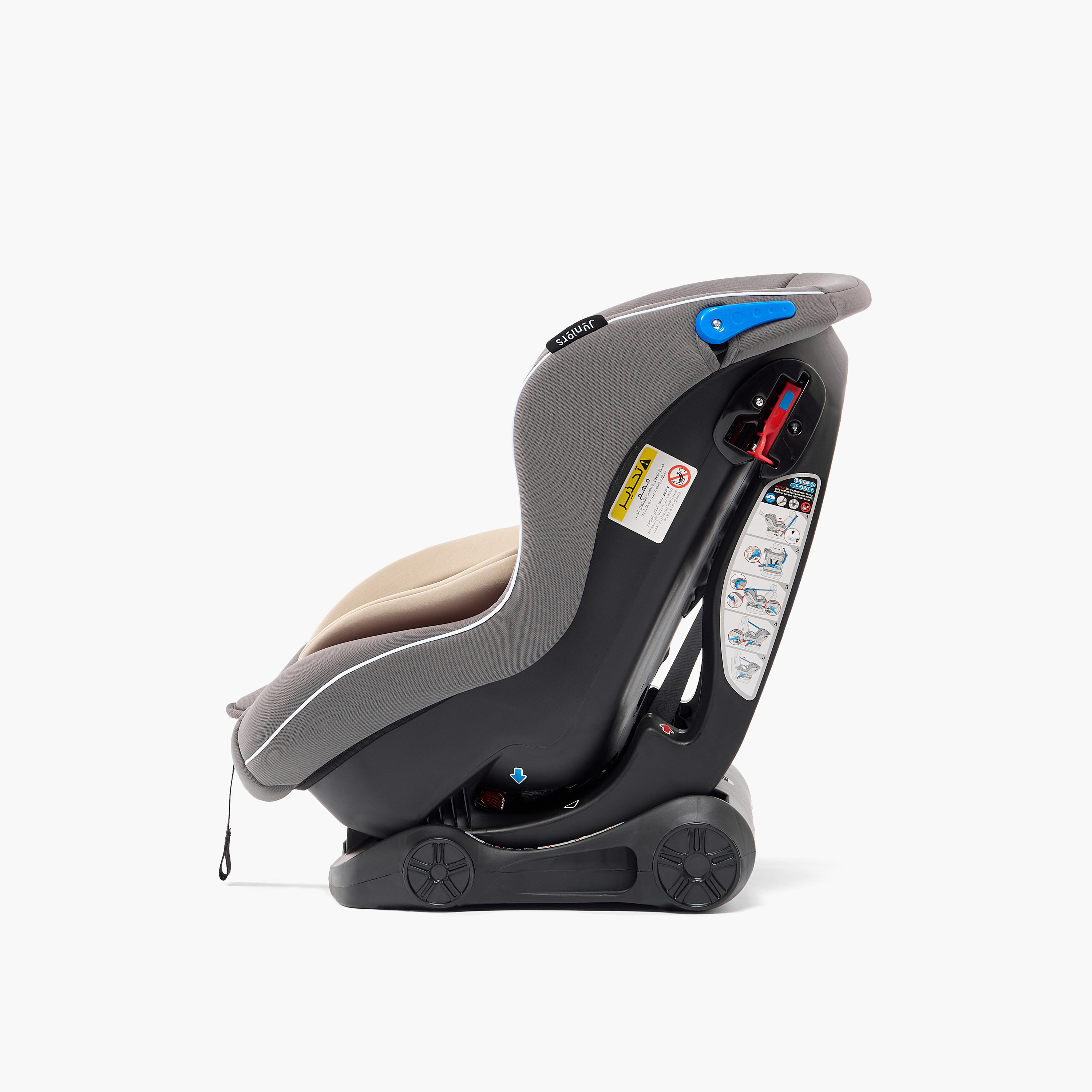 Juniors Speedwell Convertible Car Seat with 5-Point Safety Harness, Rear Facing and Seat Belt System-baby-gear-carseats-image-3