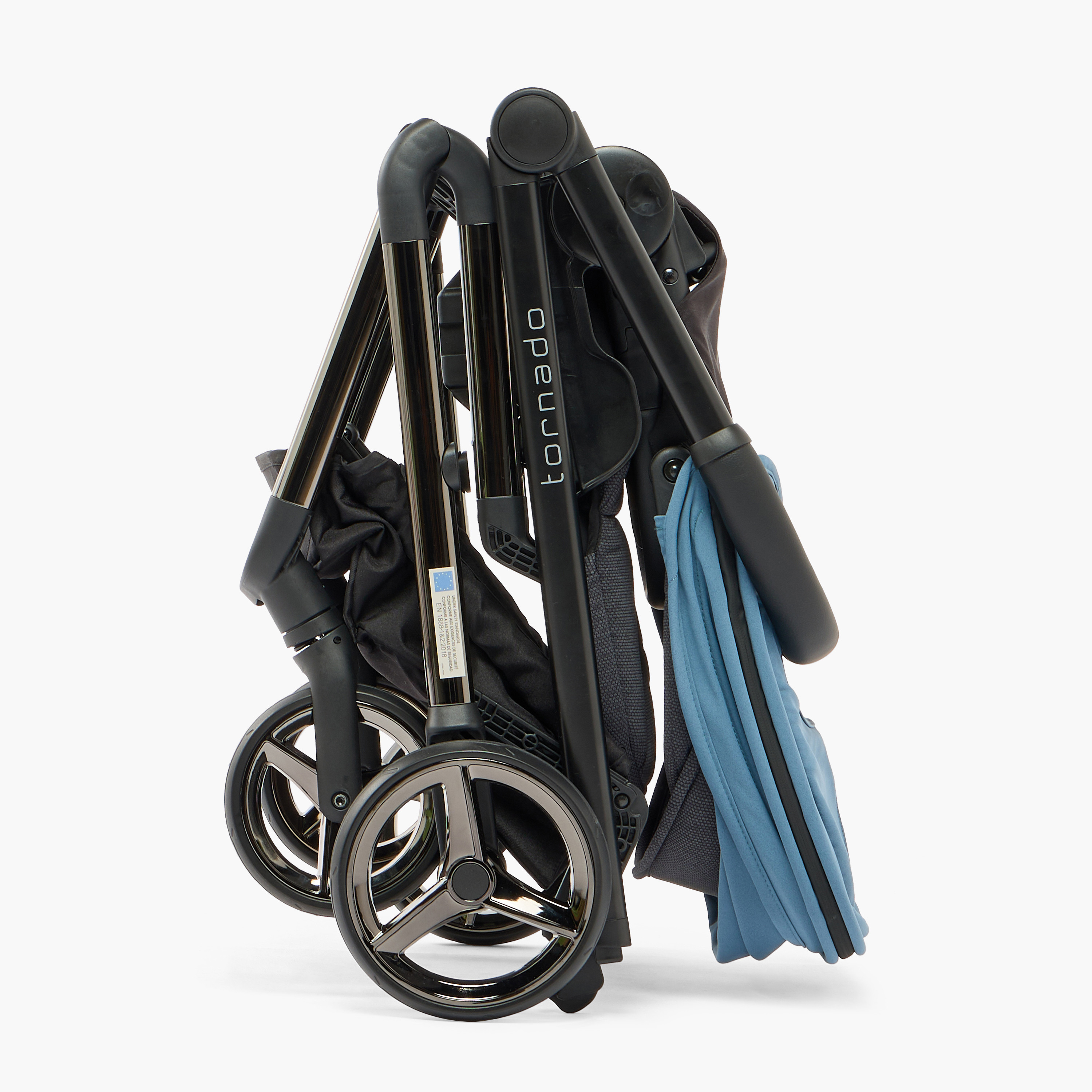 Giggles Tornado 360-Degree Rotating Stroller with One Touch Folding, Metal Frame and Wheel Lock-baby-gear-strollersandprams-strollers-image-4