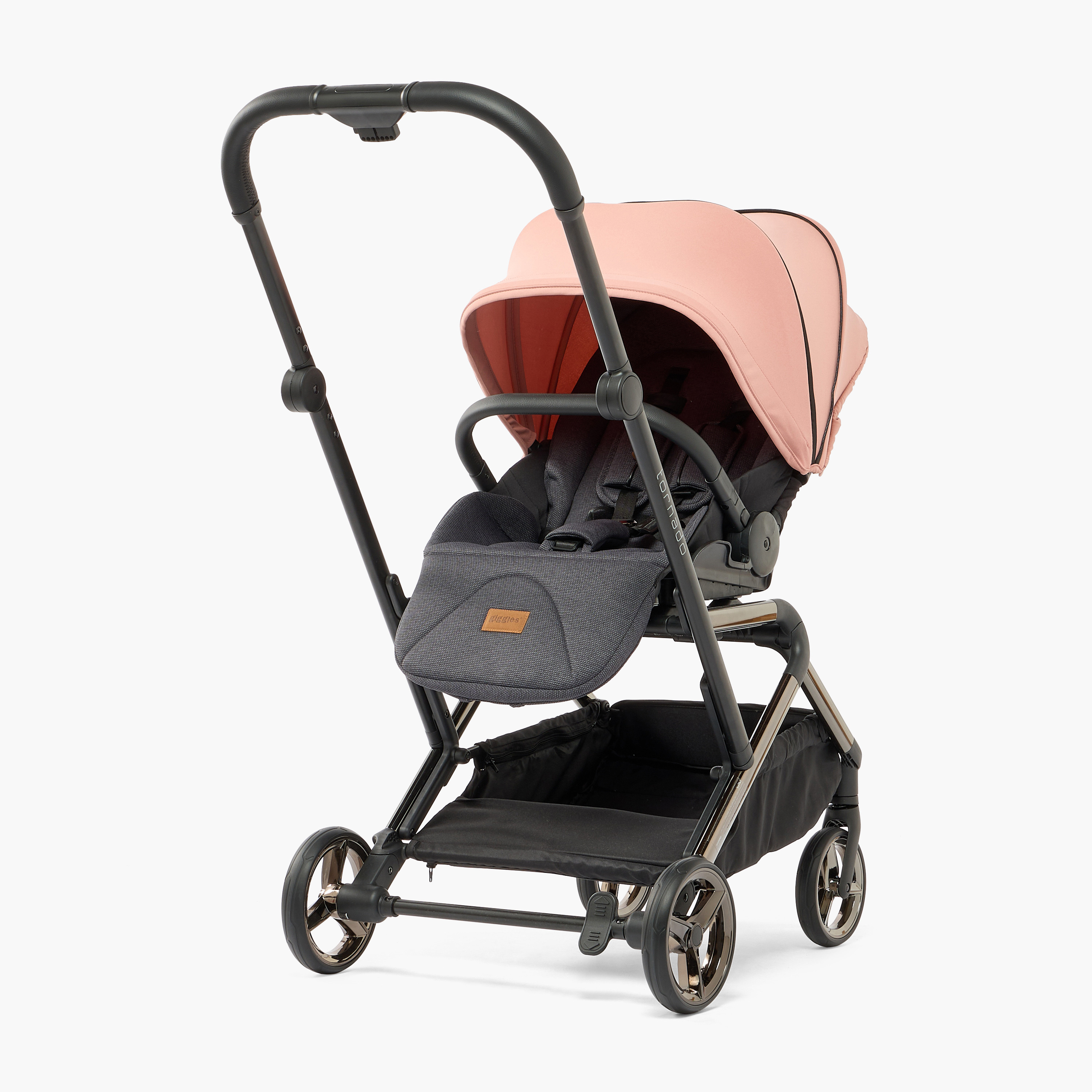 Giggles Tornado 360-Degree Rotating Stroller with One Touch Folding, Metal Frame and Wheel Lock-baby-gear-strollersandprams-strollers-image-2