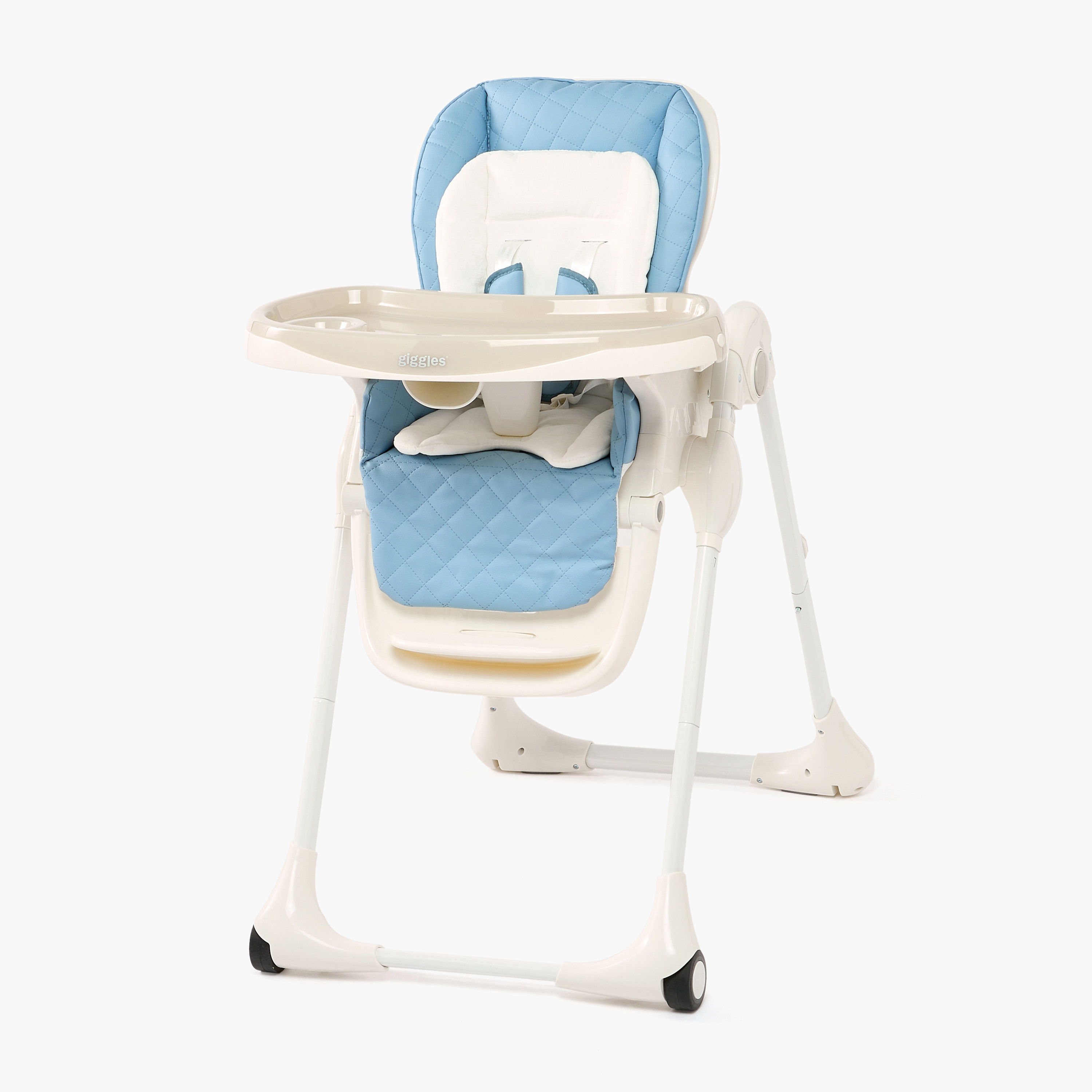 Giggles Lowel High Chair with Removable Tray and Wheels-baby-feeding-highchairsandboosters-image-1