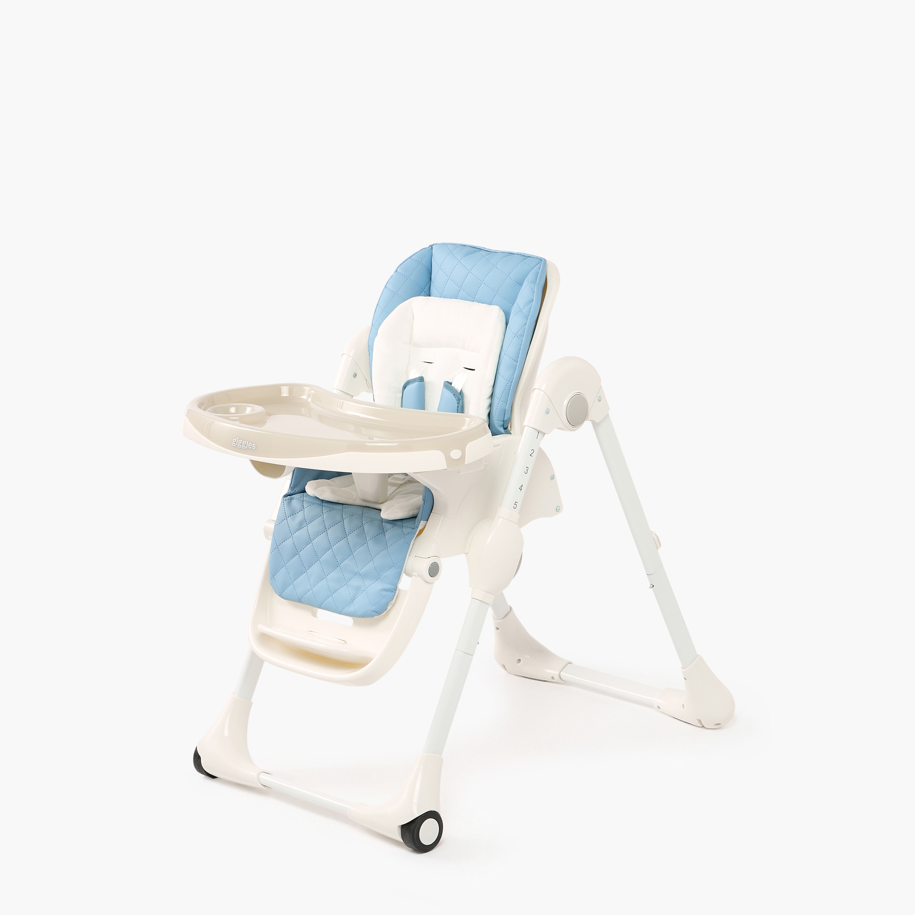 Giggles Lowel High Chair with Removable Tray and Wheels-baby-feeding-highchairsandboosters-image-13