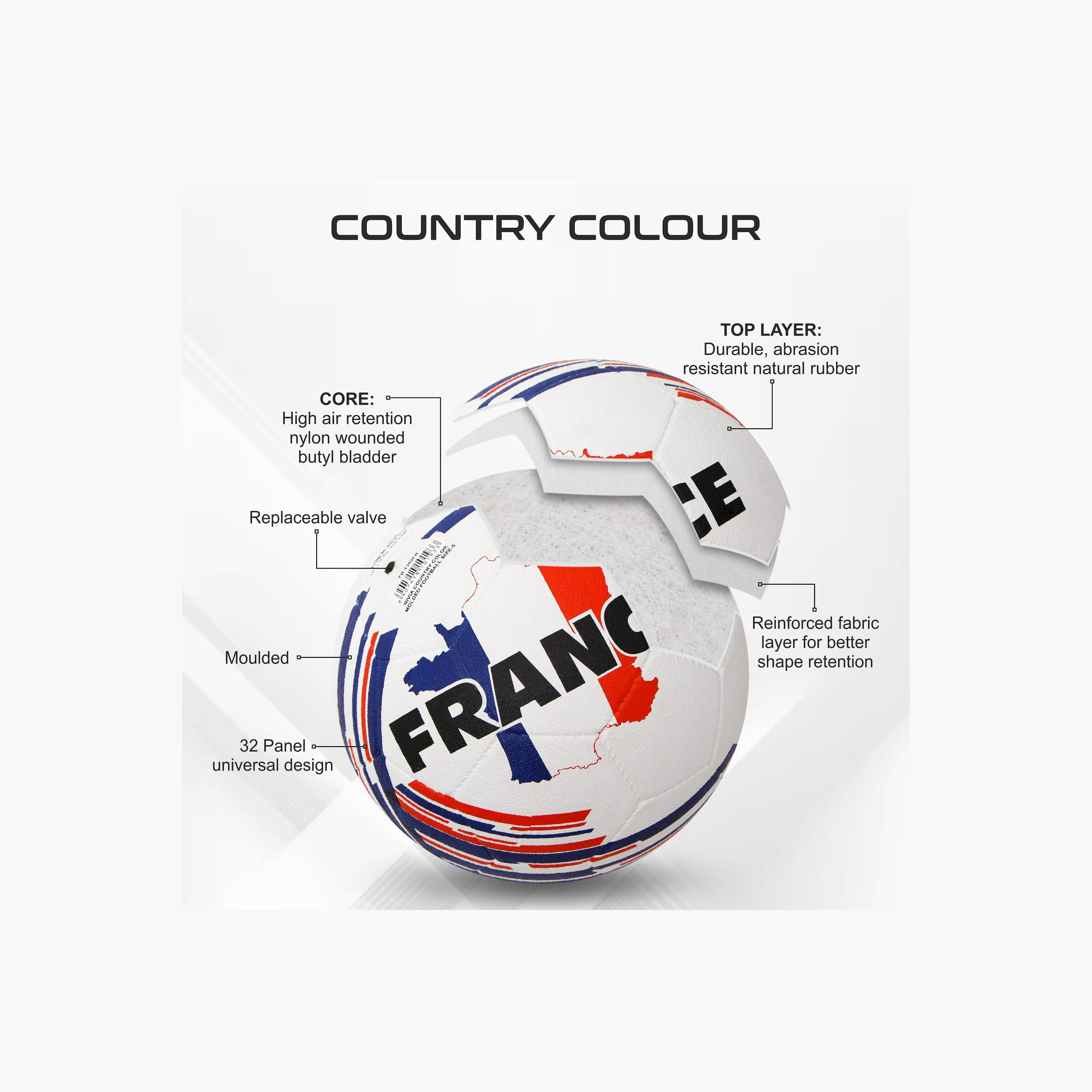 Nivia Football Size 5 - France-toys-outdoor-activity-image-5