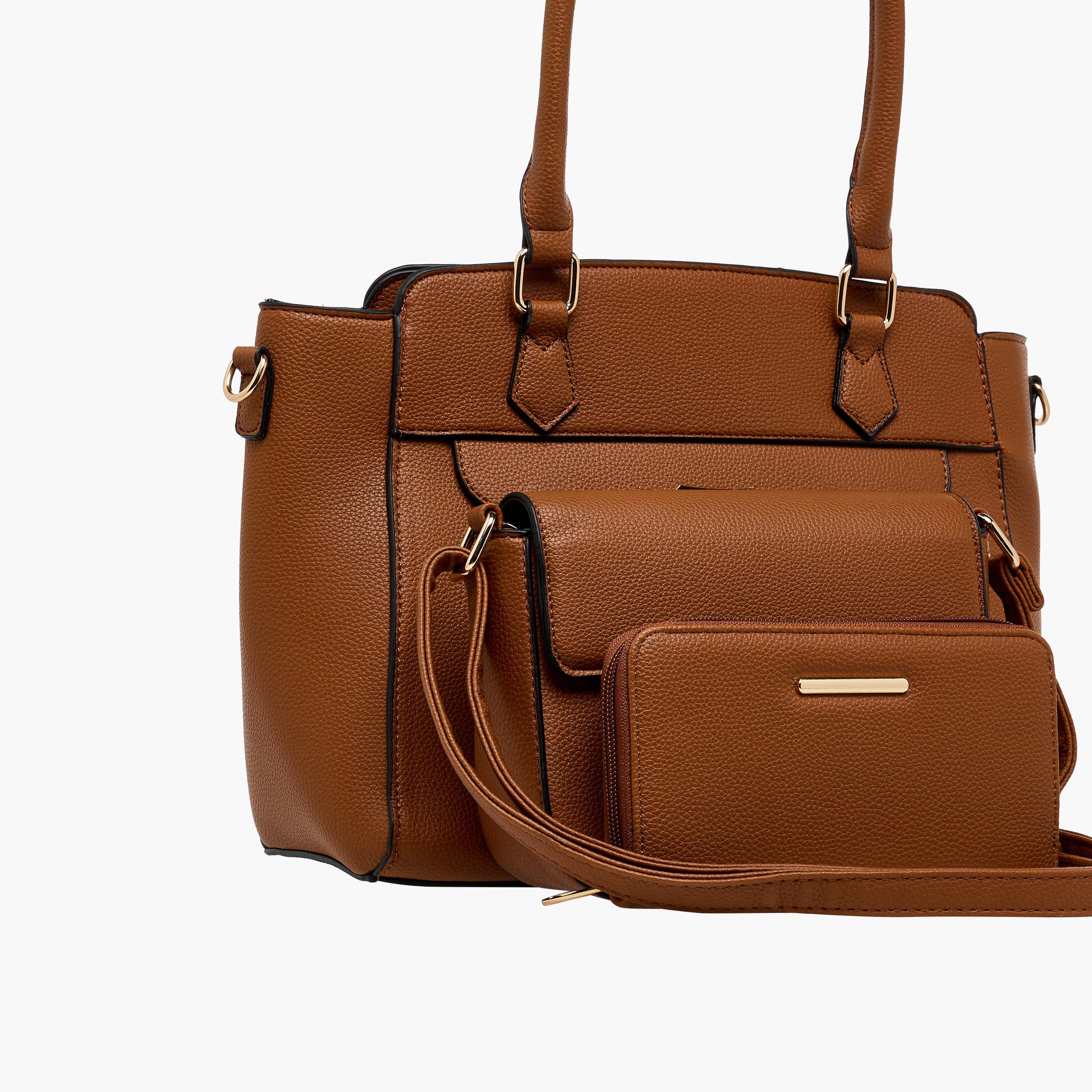 طقم شنطة 3 قطع بارزة الملمس من ساشا-women-bagsandwallets-handbags-image-9