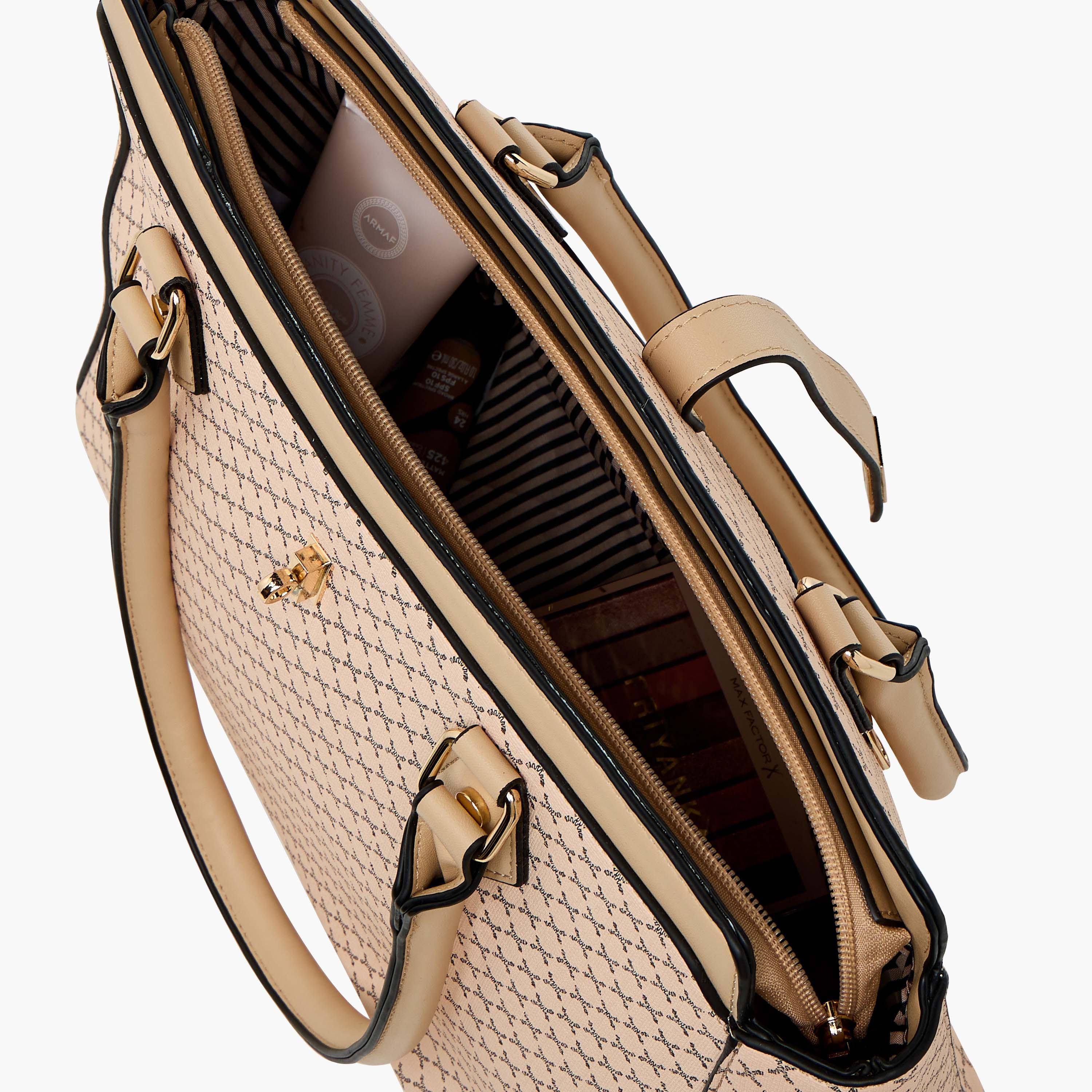 شنطة توت بحزام قابل للفصل وطبعات مع محفظة من ساشا-women-bagsandwallets-handbags-image-11