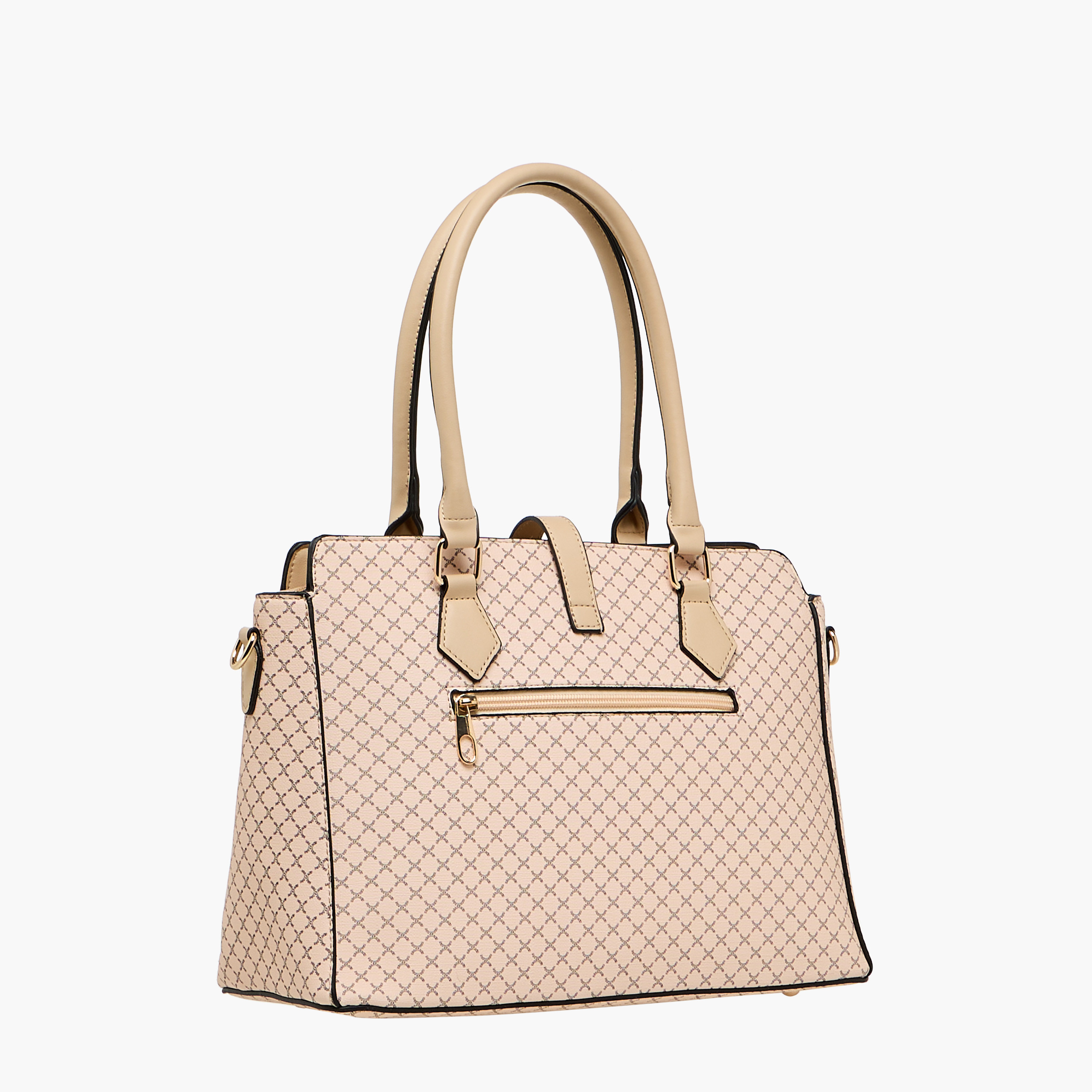 شنطة توت بحزام قابل للفصل وطبعات مع محفظة من ساشا-women-bagsandwallets-handbags-image-5