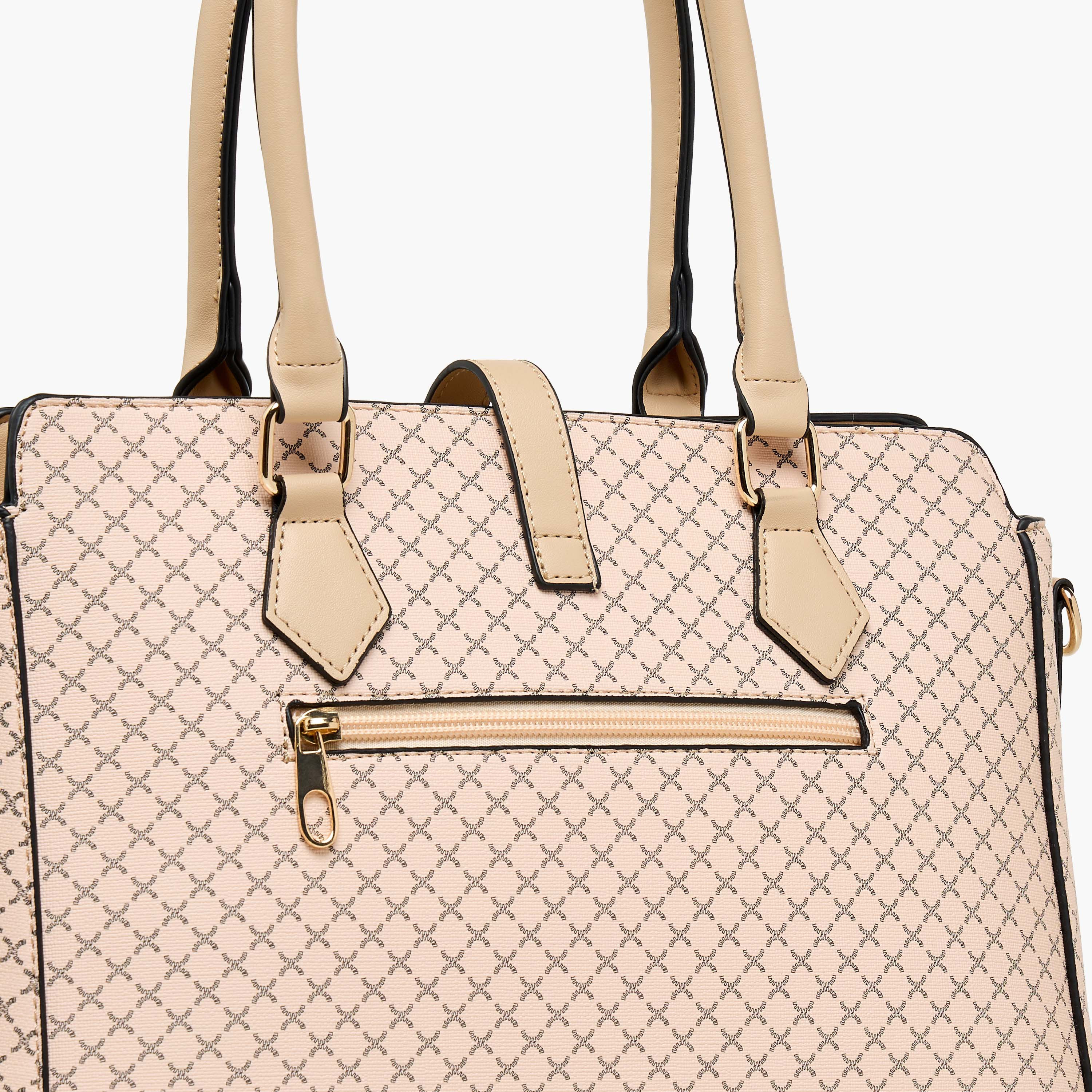 شنطة توت بحزام قابل للفصل وطبعات مع محفظة من ساشا-women-bagsandwallets-handbags-image-8
