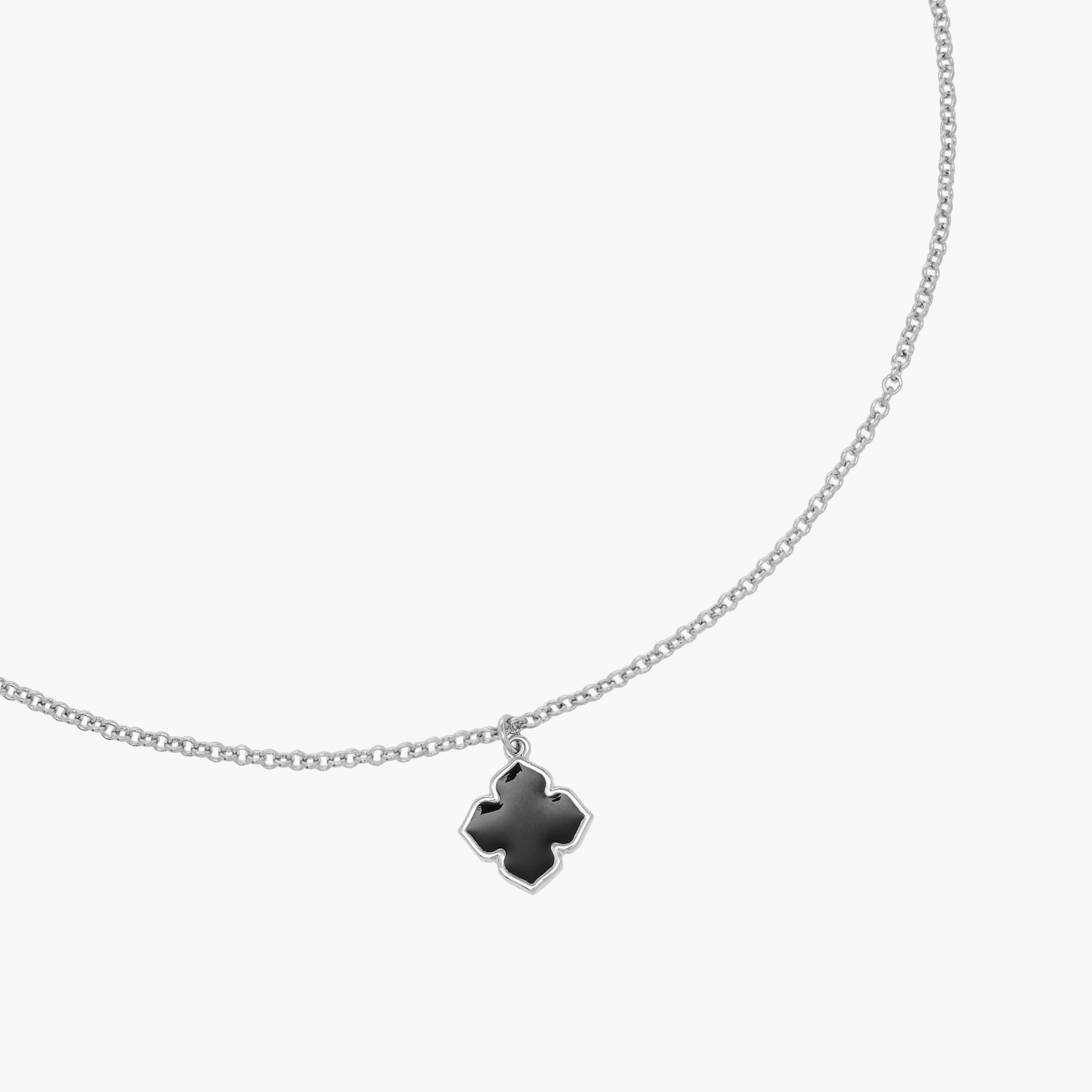 Pendant Metallic Necklace with Lobster Clasp Closure-women-watchesandjewellery-jewellery-necklacesandpendants-image-2