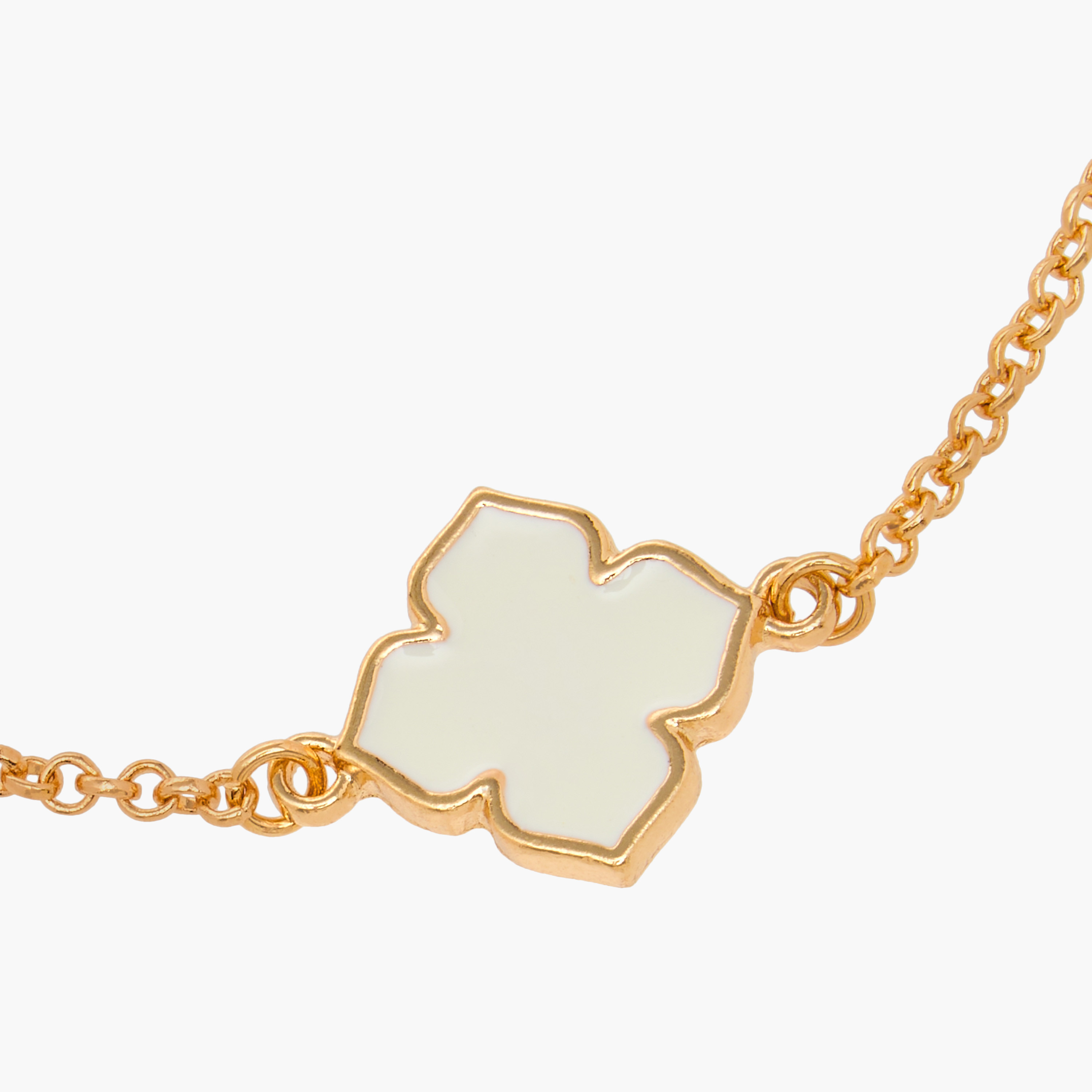 Clover Charm Bracelet with Slider Closure-women-watchesandjewellery-jewellery-banglesandbracelets-image-5