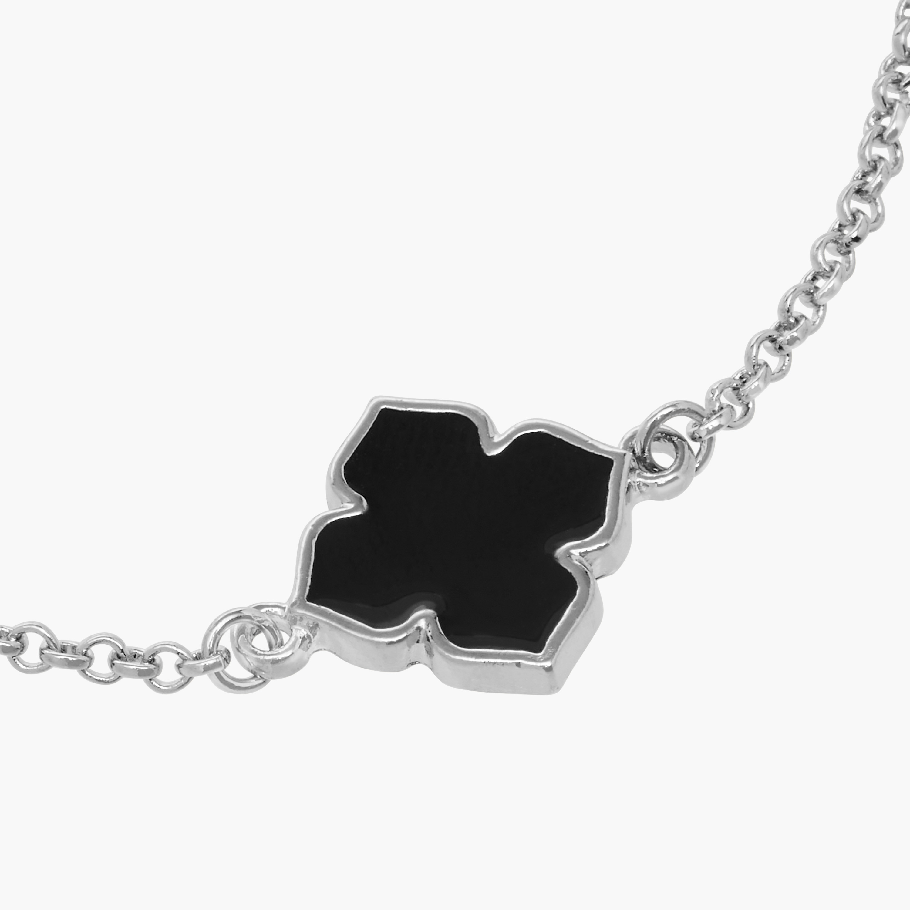 Charm Accent Chain Bracelet with Slider Clasp Closure-women-watchesandjewellery-jewellery-banglesandbracelets-image-4