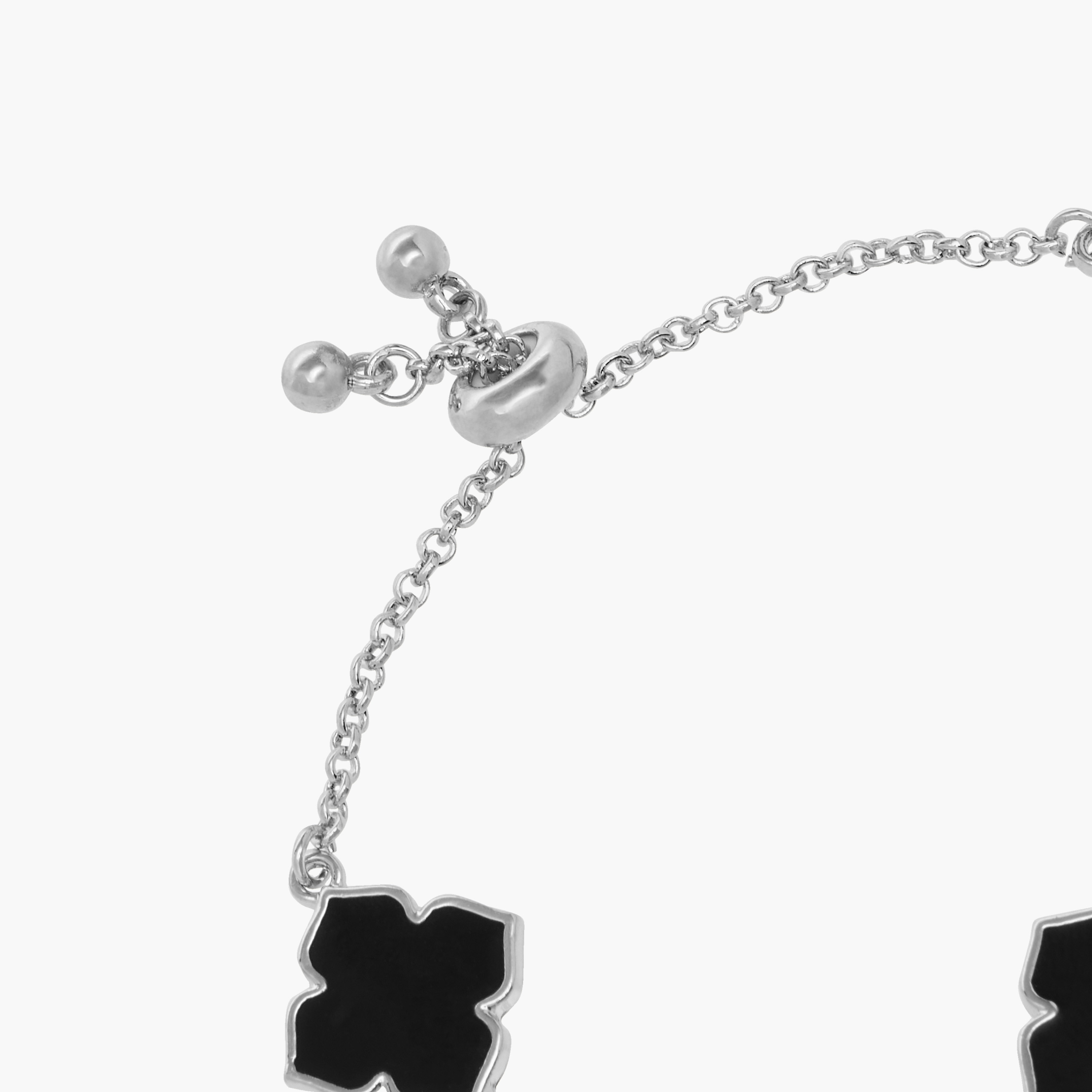Charm Accent Chain Bracelet with Slider Clasp Closure-women-watchesandjewellery-jewellery-banglesandbracelets-image-5