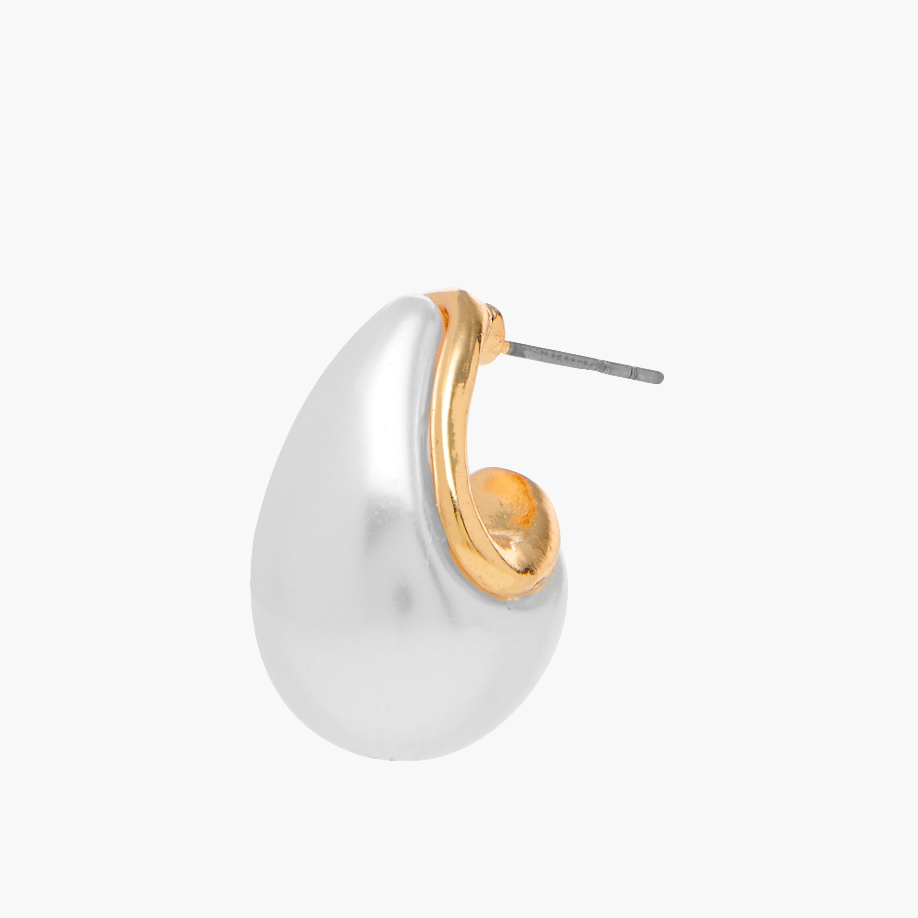حلقان ميتاليك نصف طوق بمكبس إغلاق خلفي - طقم 3 أزواج-women-watchesandjewellery-jewellery-earrings-image-6