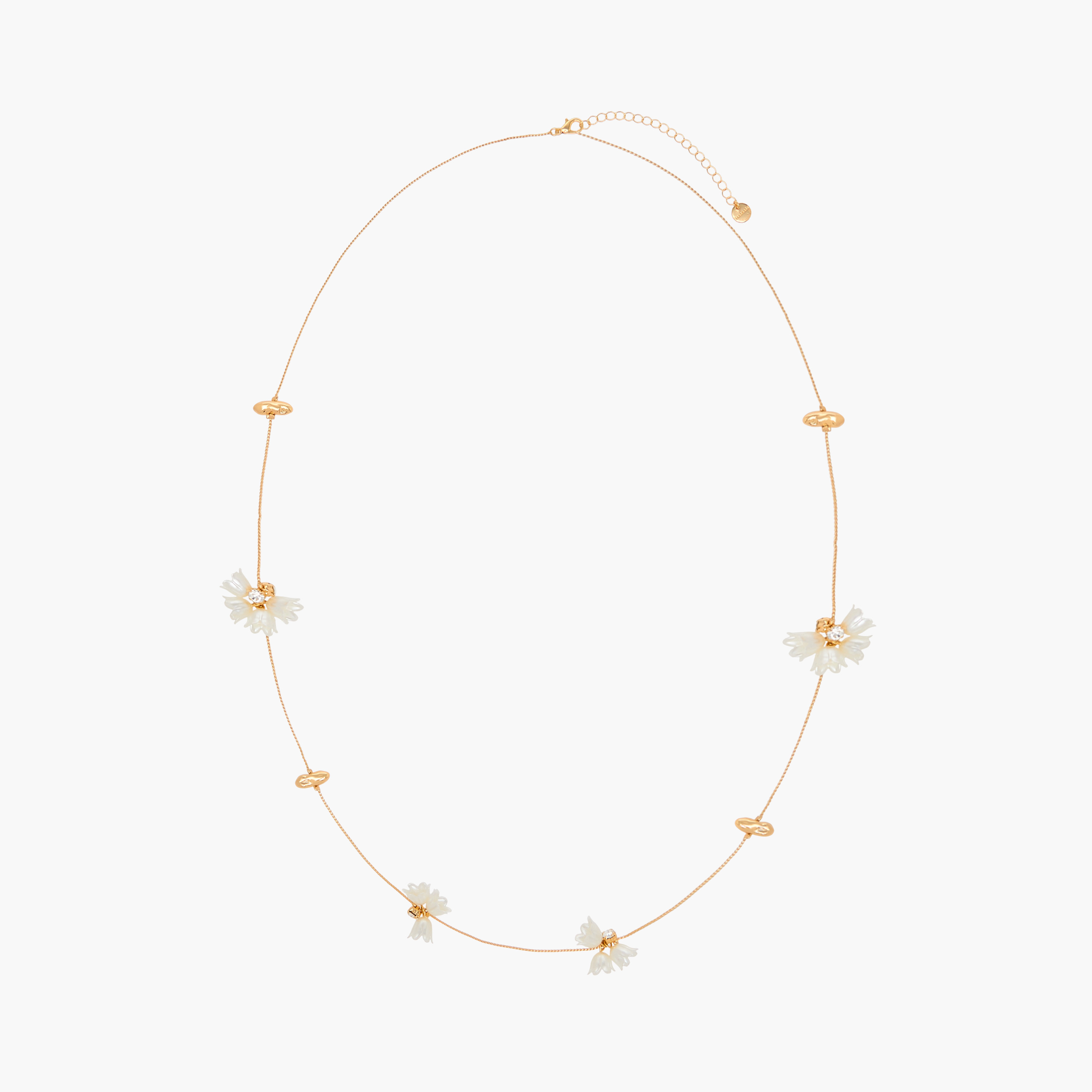 Floral Pendant Necklace with Lobster Clasp Closure-women-watchesandjewellery-jewellery-necklacesandpendants-image-1