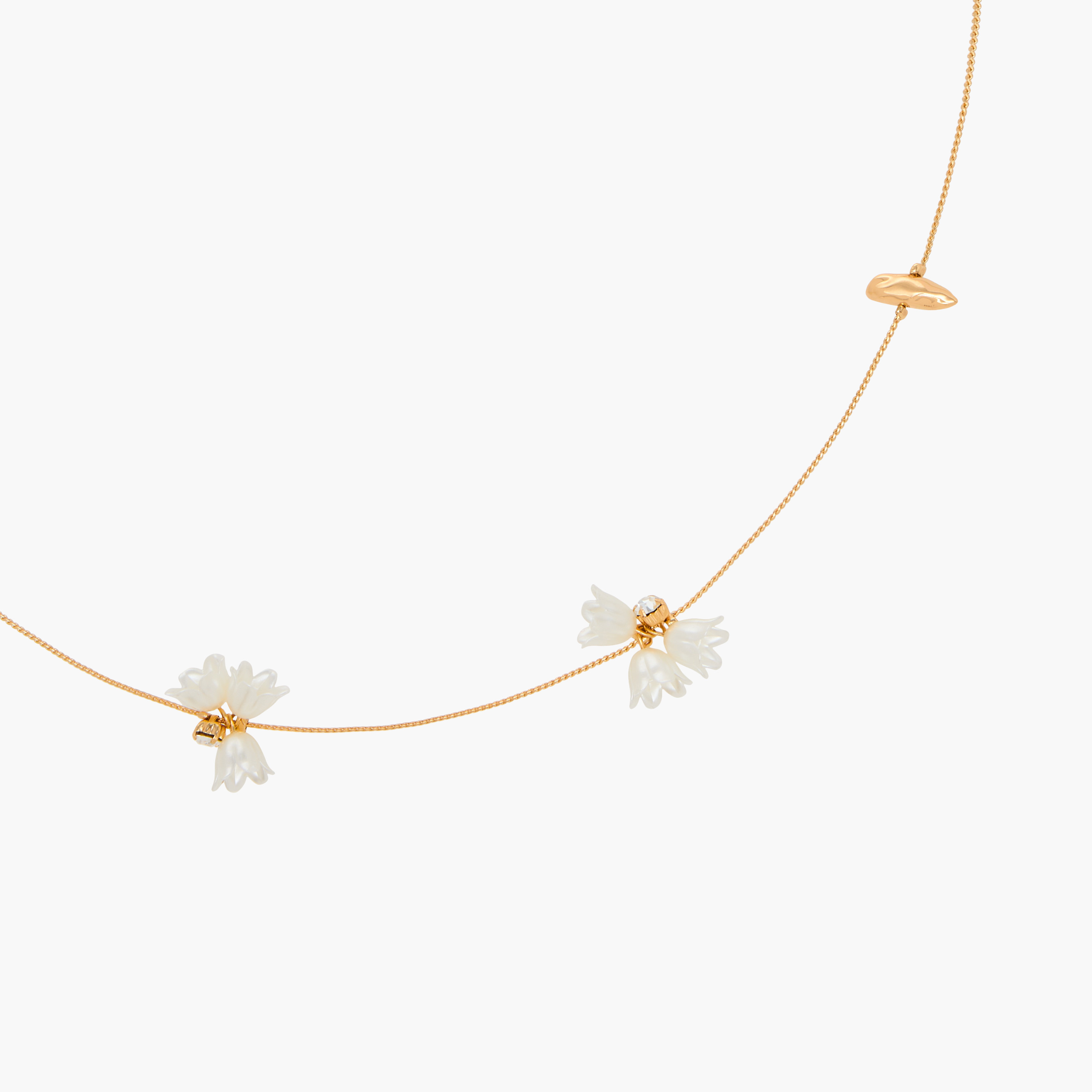 Floral Pendant Necklace with Lobster Clasp Closure-women-watchesandjewellery-jewellery-necklacesandpendants-image-3