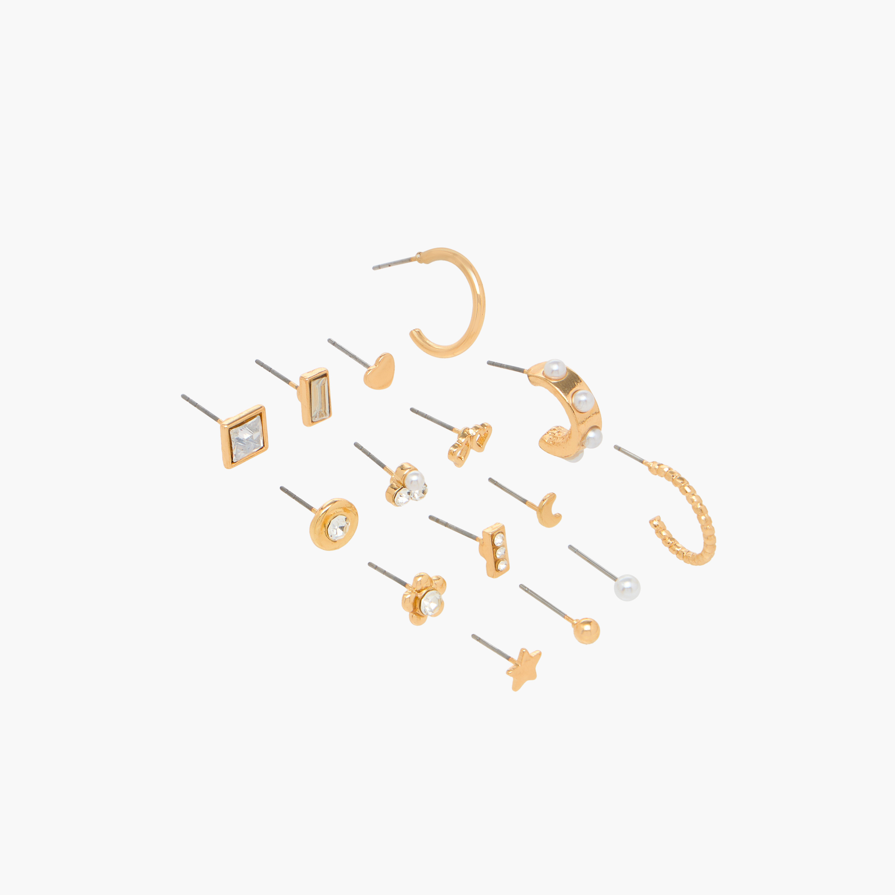 Assorted Earrings with Pushback Closure - Set of 15-women-watchesandjewellery-jewellery-earrings-image-2