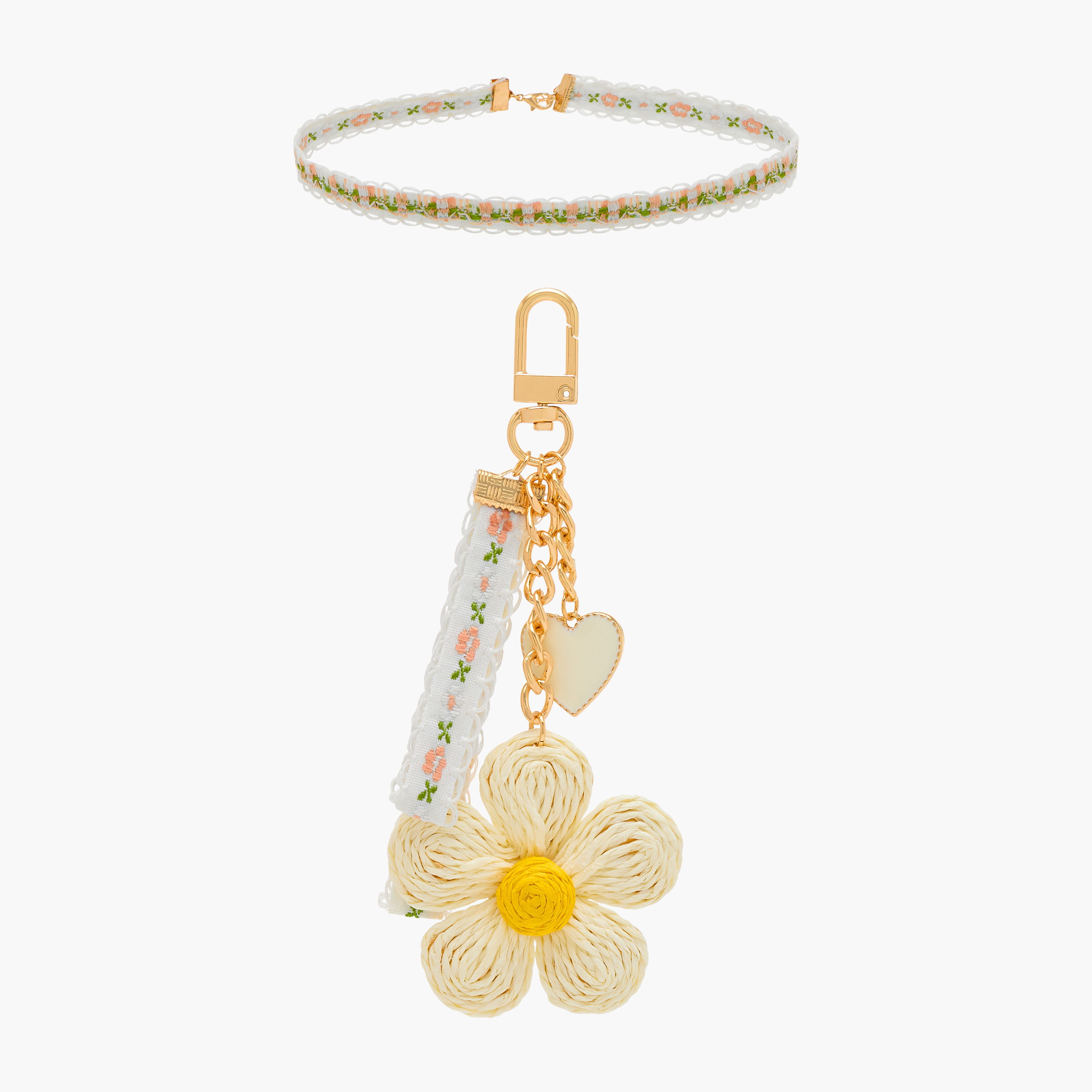 Embroidered Choker with Charms-girls-accessories-keyringsandbagcharms-image-1