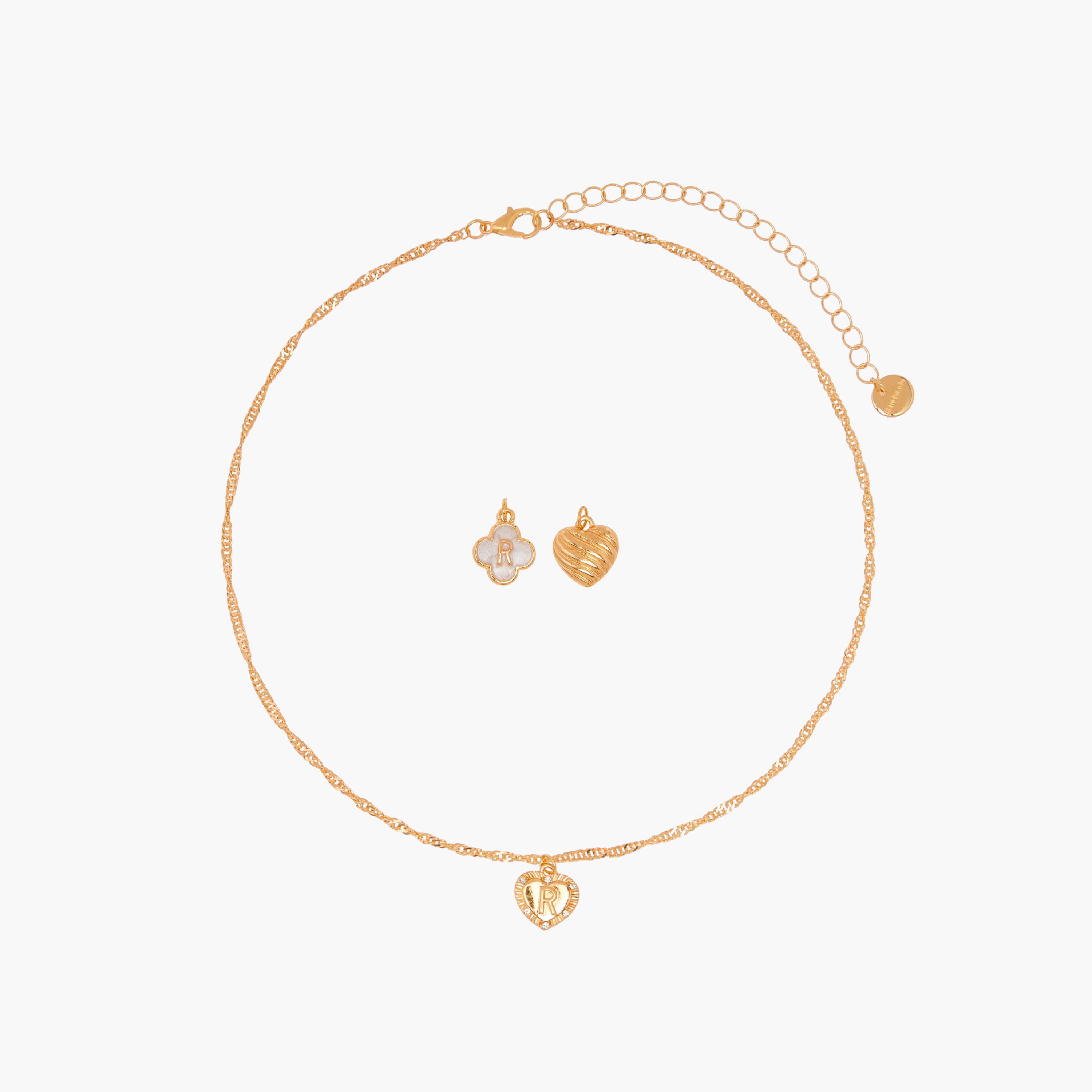 Alphabet R 3-Pendant Necklace with Lobster Clasp-women-watchesandjewellery-jewellery-necklacesandpendants-image-1