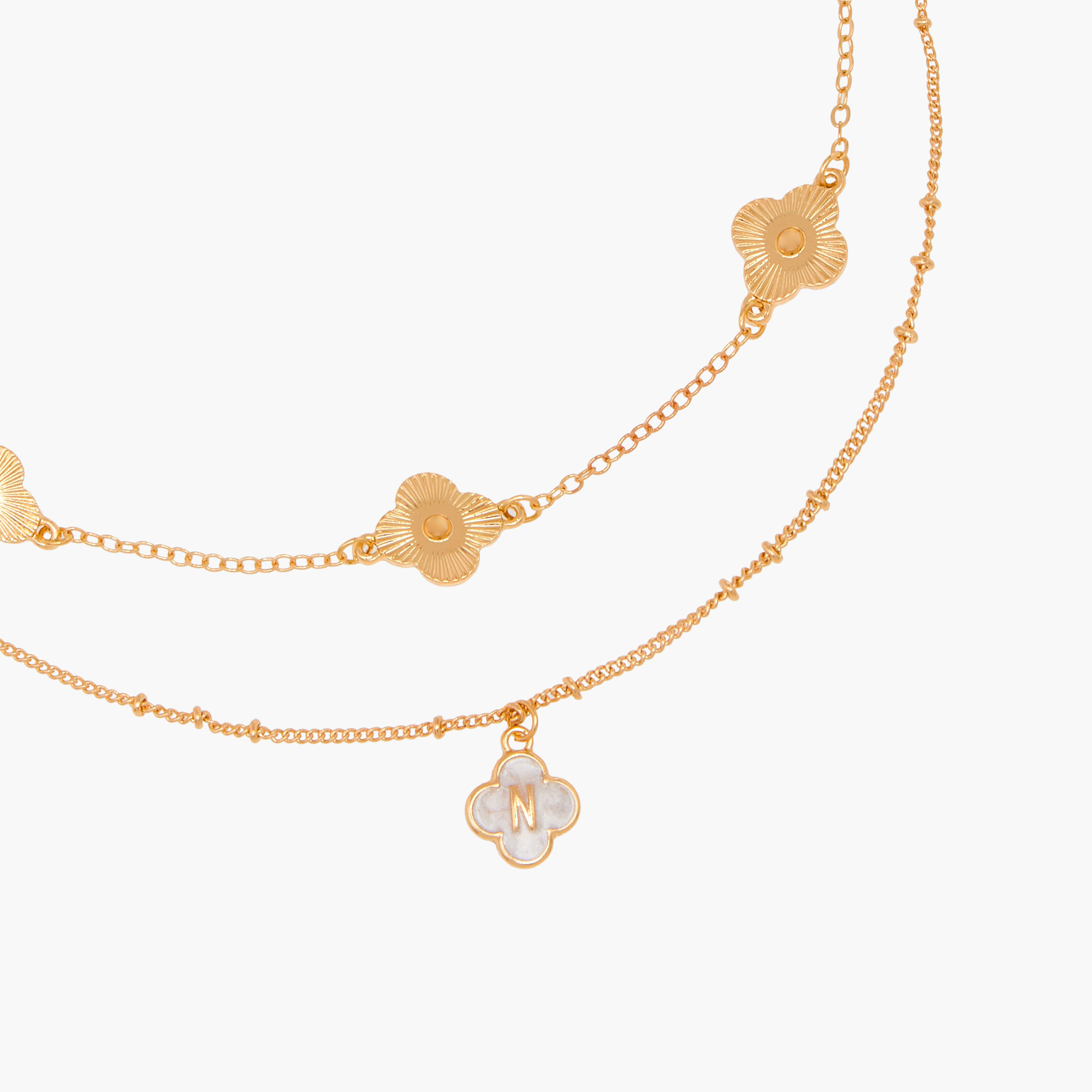 Assorted Floral Necklace with Lobster Clasp - Set of 2-women-watchesandjewellery-jewellery-necklacesandpendants-image-4