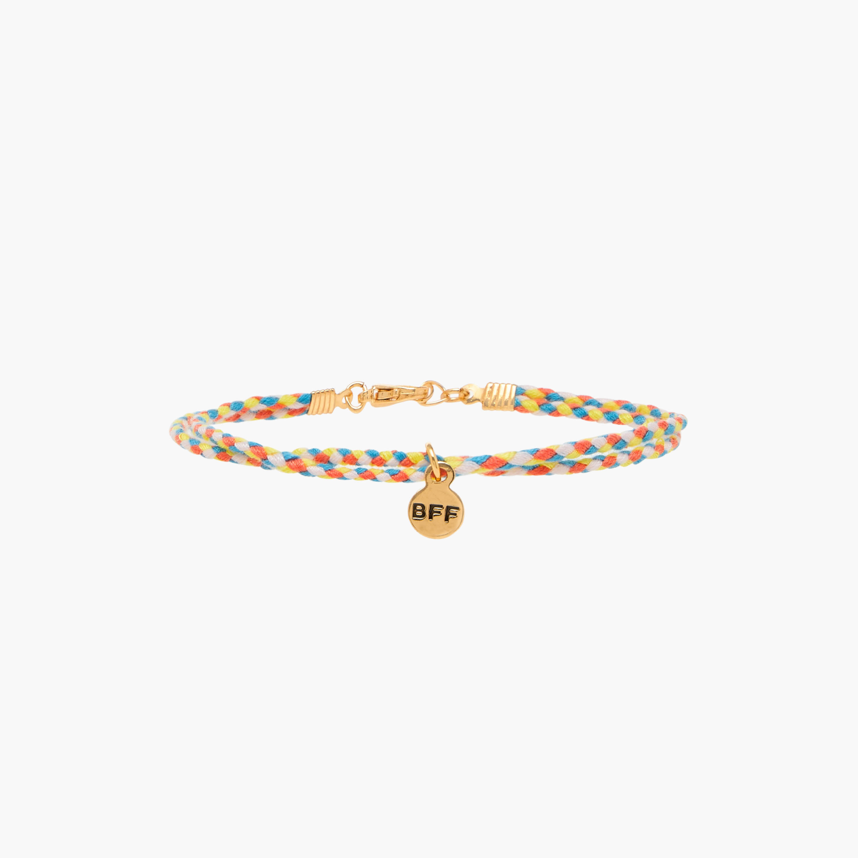 BFF Charm Bracelet with Lobster Clasp Closure - Set of 3-women-watchesandjewellery-jewellery-banglesandbracelets-image-3