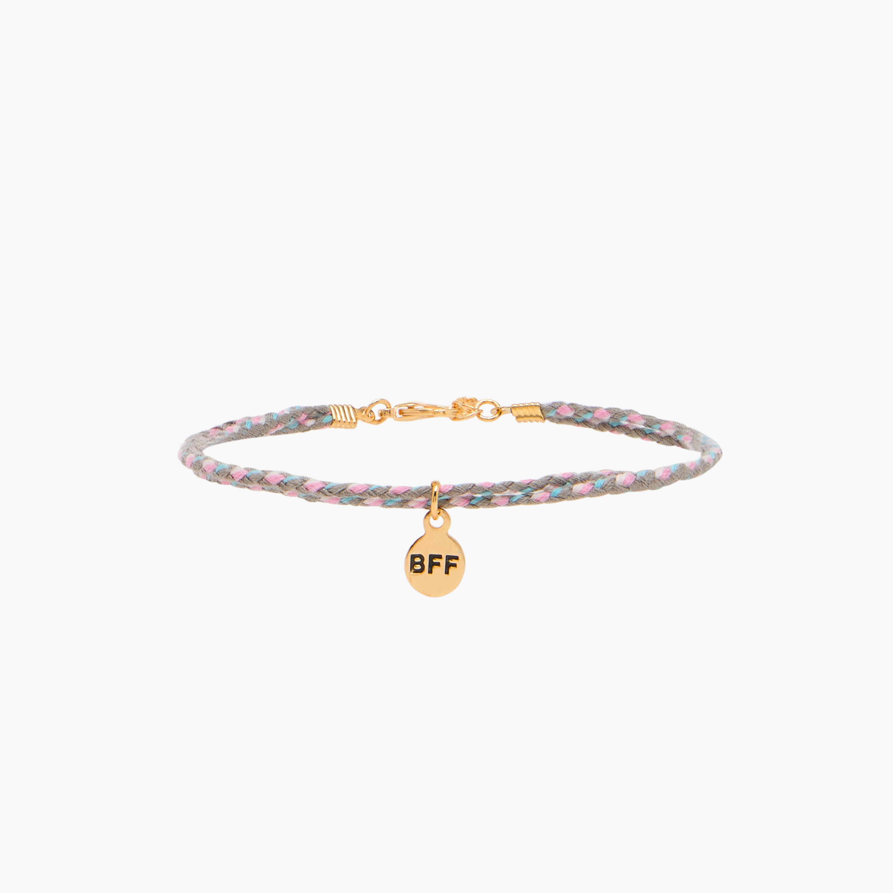 BFF Charm Bracelet with Lobster Clasp Closure - Set of 3-women-watchesandjewellery-jewellery-banglesandbracelets-image-4