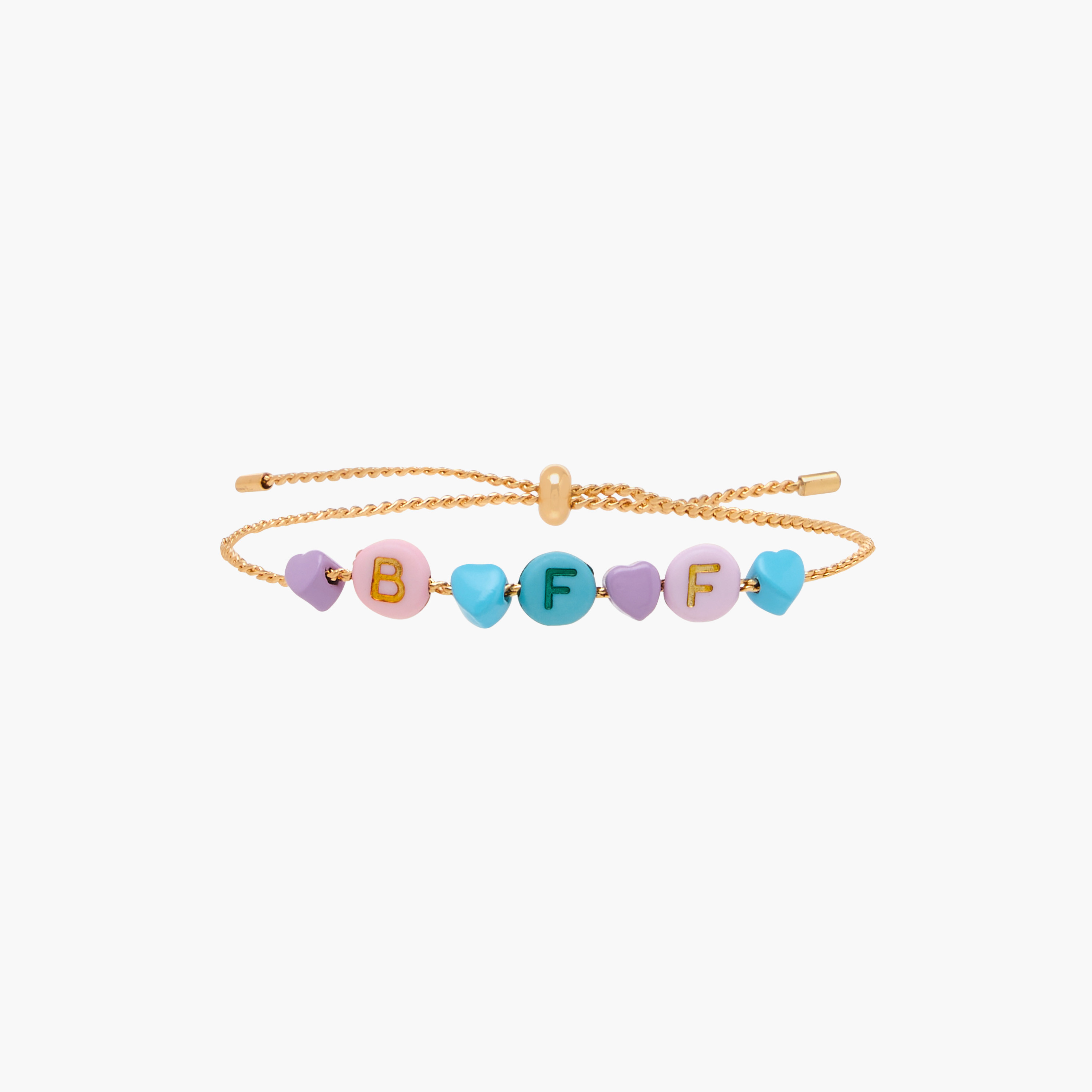 BFF Charm Bracelet with Slider Closure - Set of 2-women-watchesandjewellery-jewellery-banglesandbracelets-image-2