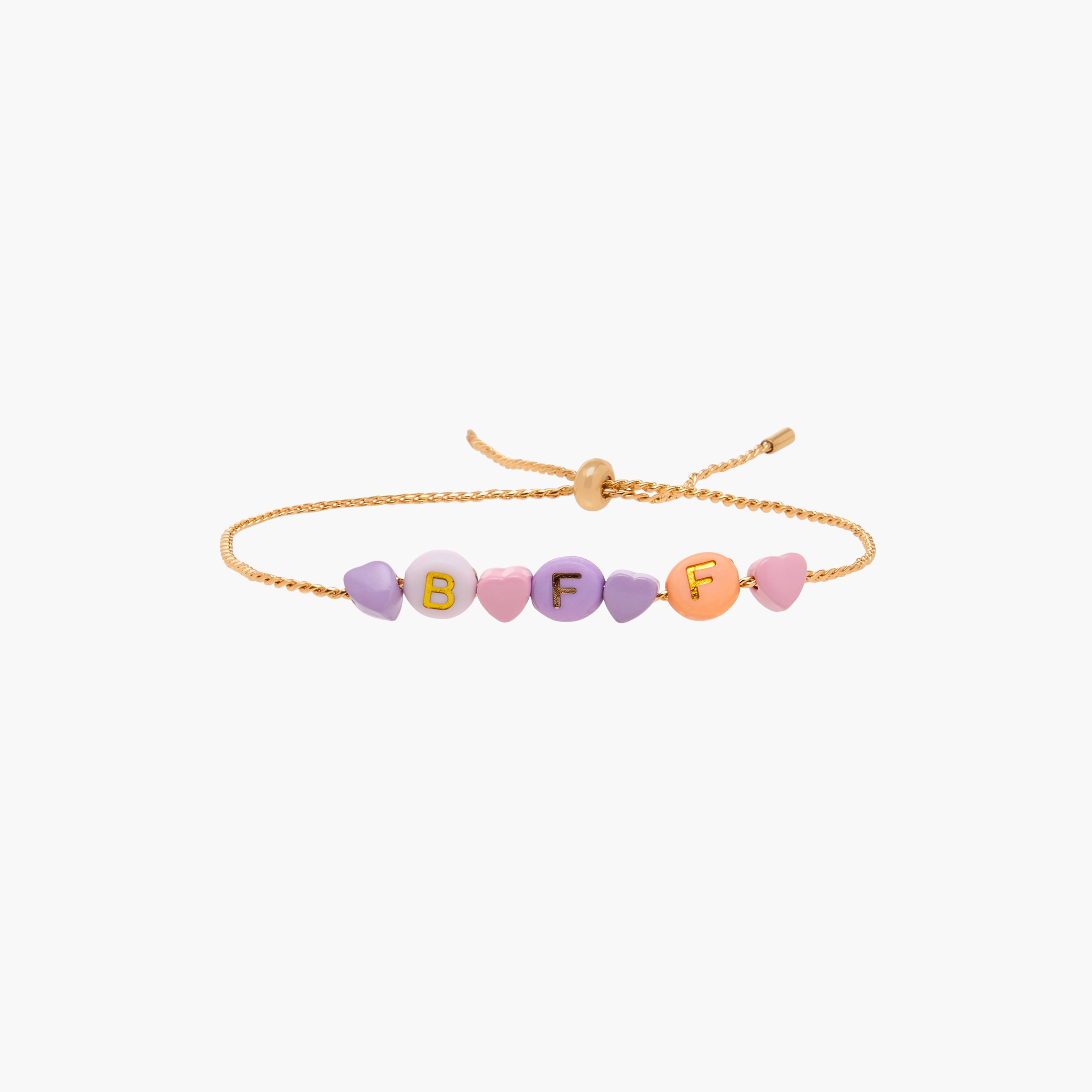 BFF Charm Bracelet with Slider Closure - Set of 2-women-watchesandjewellery-jewellery-banglesandbracelets-image-3