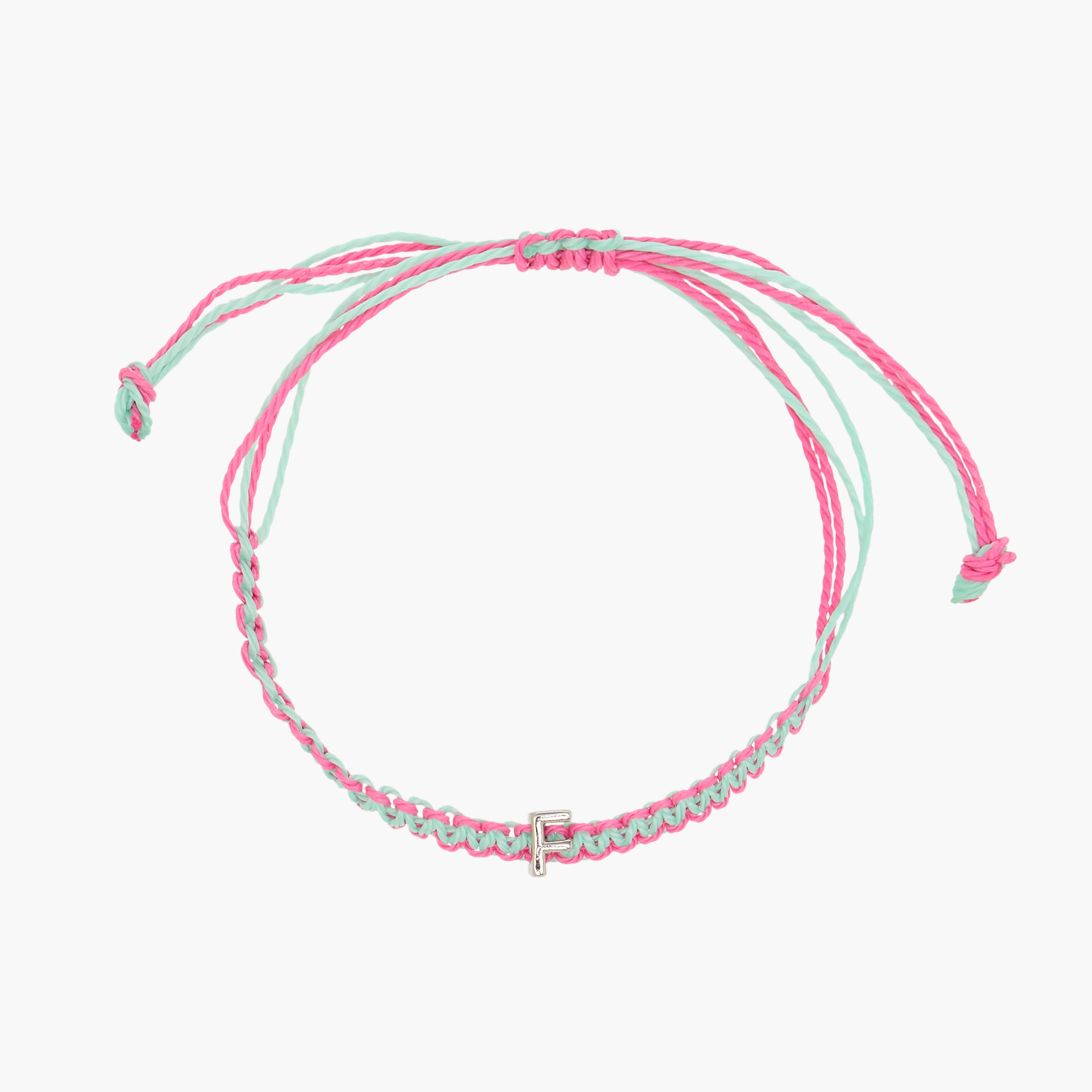 Thread Bracelets with Initial Charm and Slider Closure - Set of 6-women-watchesandjewellery-jewellery-banglesandbracelets-image-11