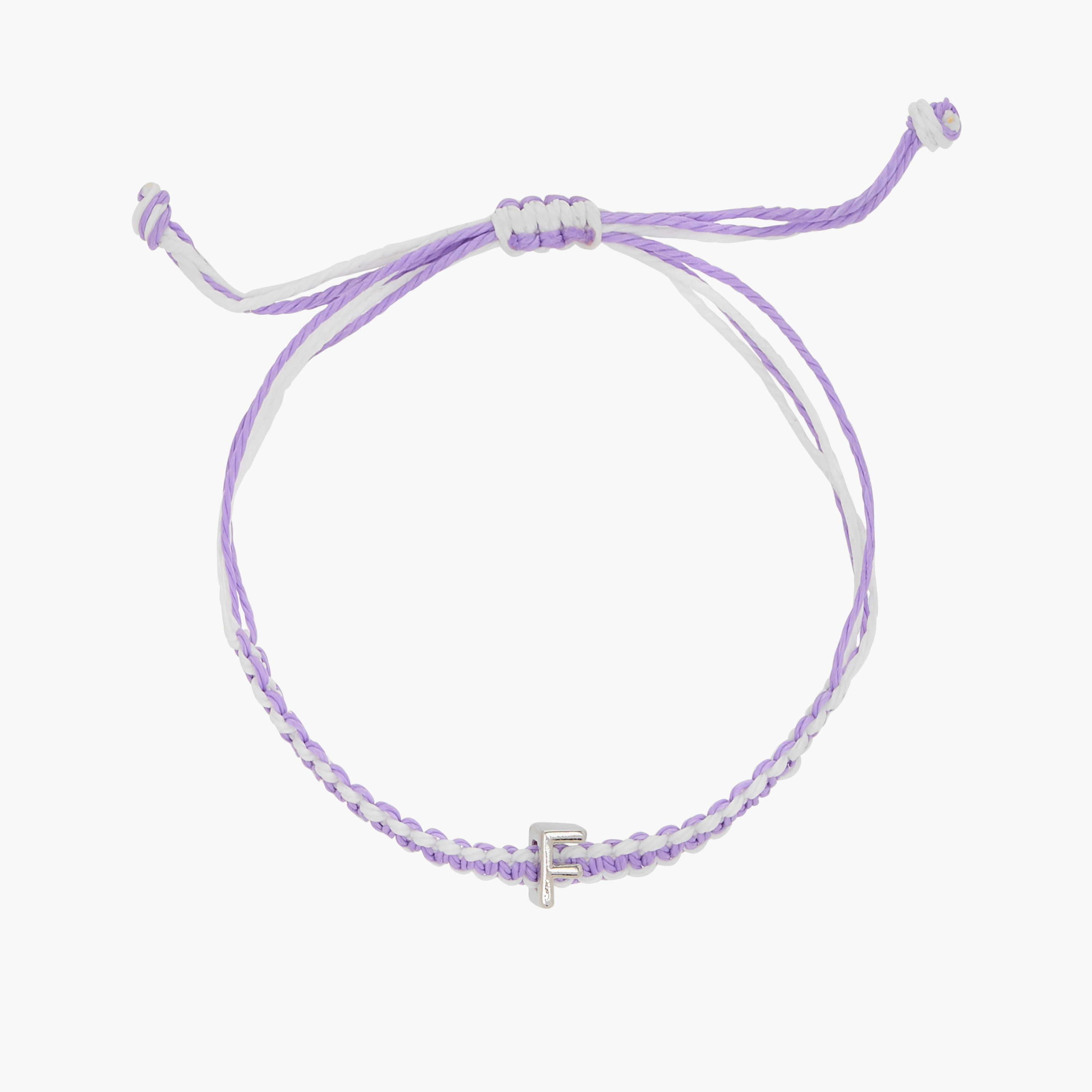 Thread Bracelets with Initial Charm and Slider Closure - Set of 6-women-watchesandjewellery-jewellery-banglesandbracelets-image-13