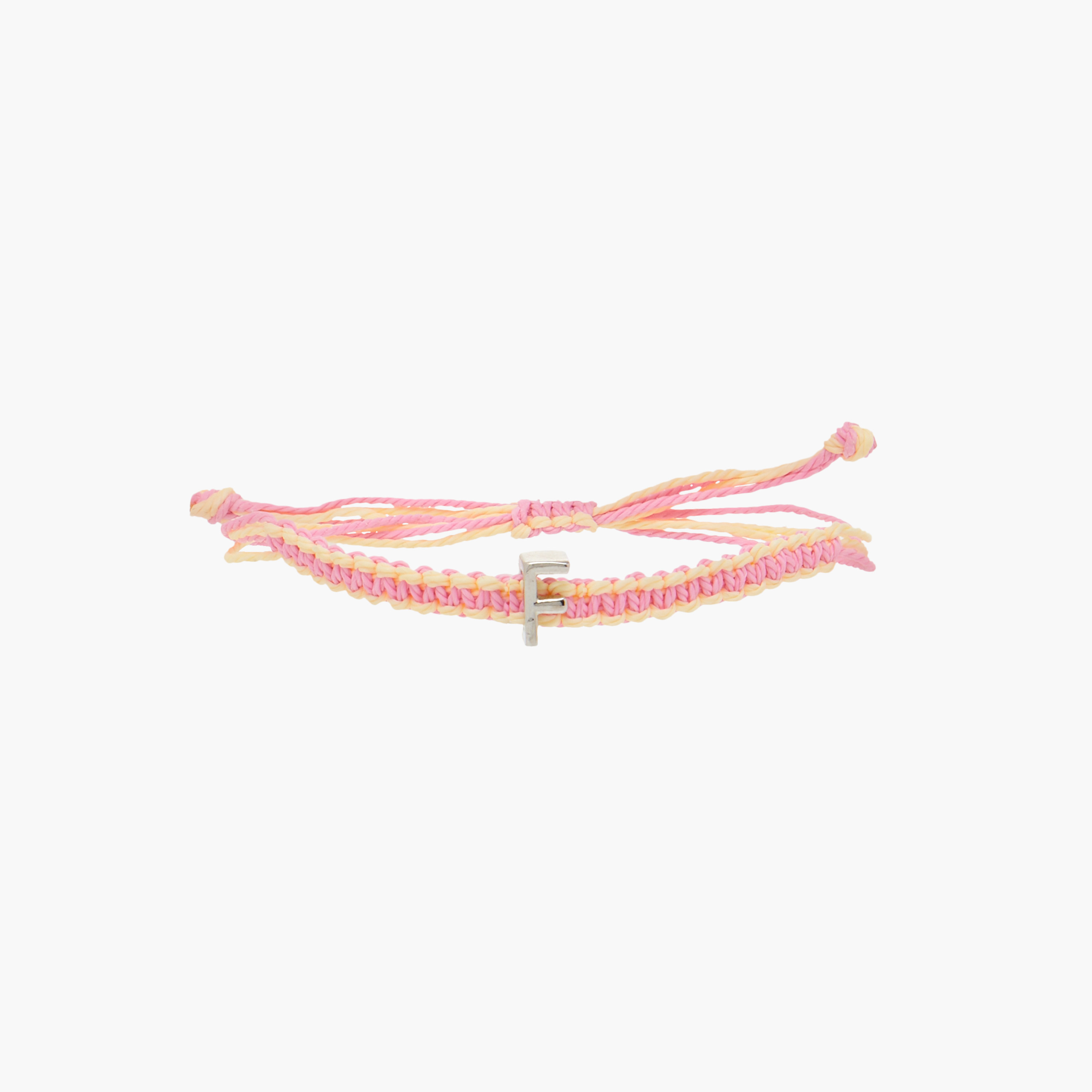 Thread Bracelets with Initial Charm and Slider Closure - Set of 6-women-watchesandjewellery-jewellery-banglesandbracelets-image-3