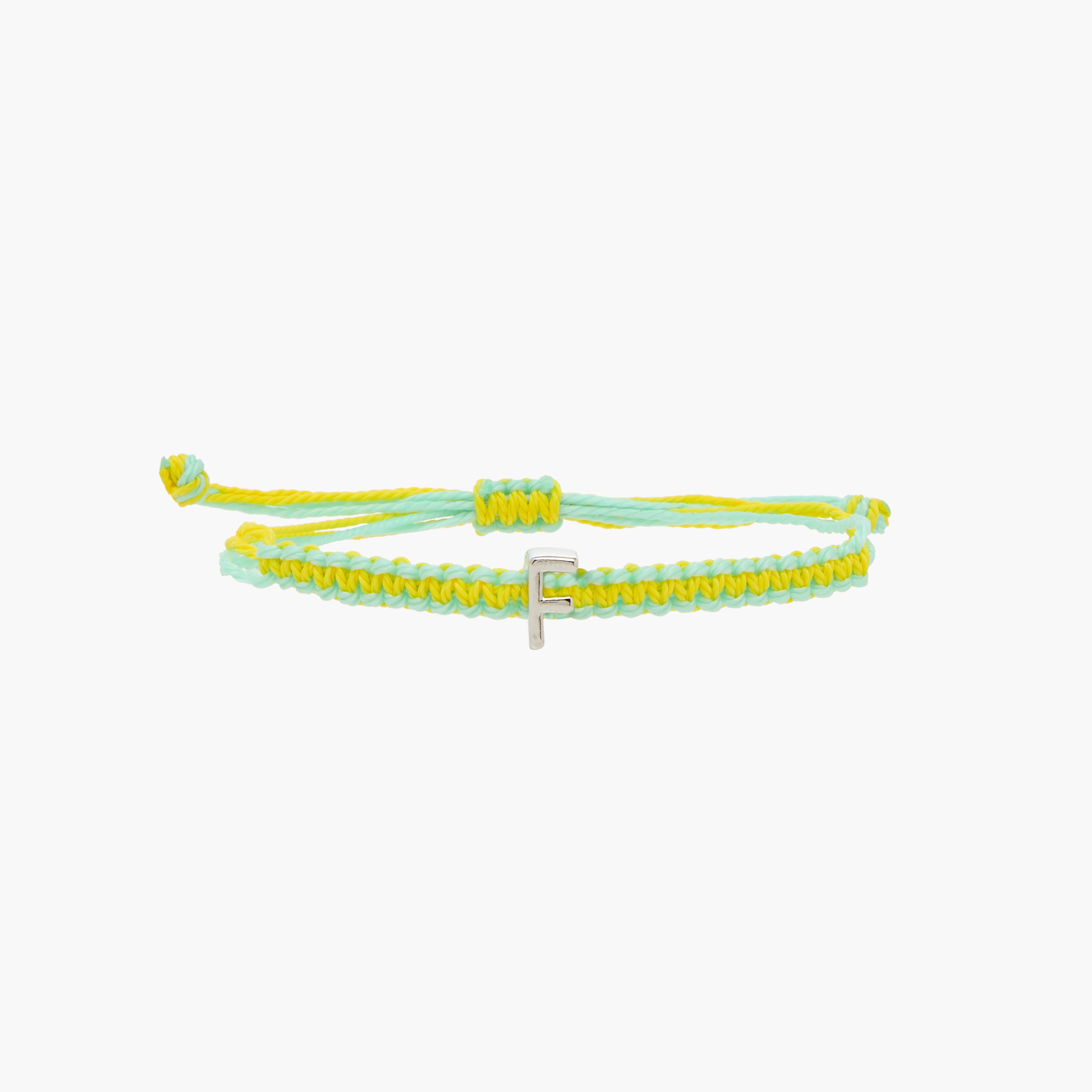 Thread Bracelets with Initial Charm and Slider Closure - Set of 6-women-watchesandjewellery-jewellery-banglesandbracelets-image-4