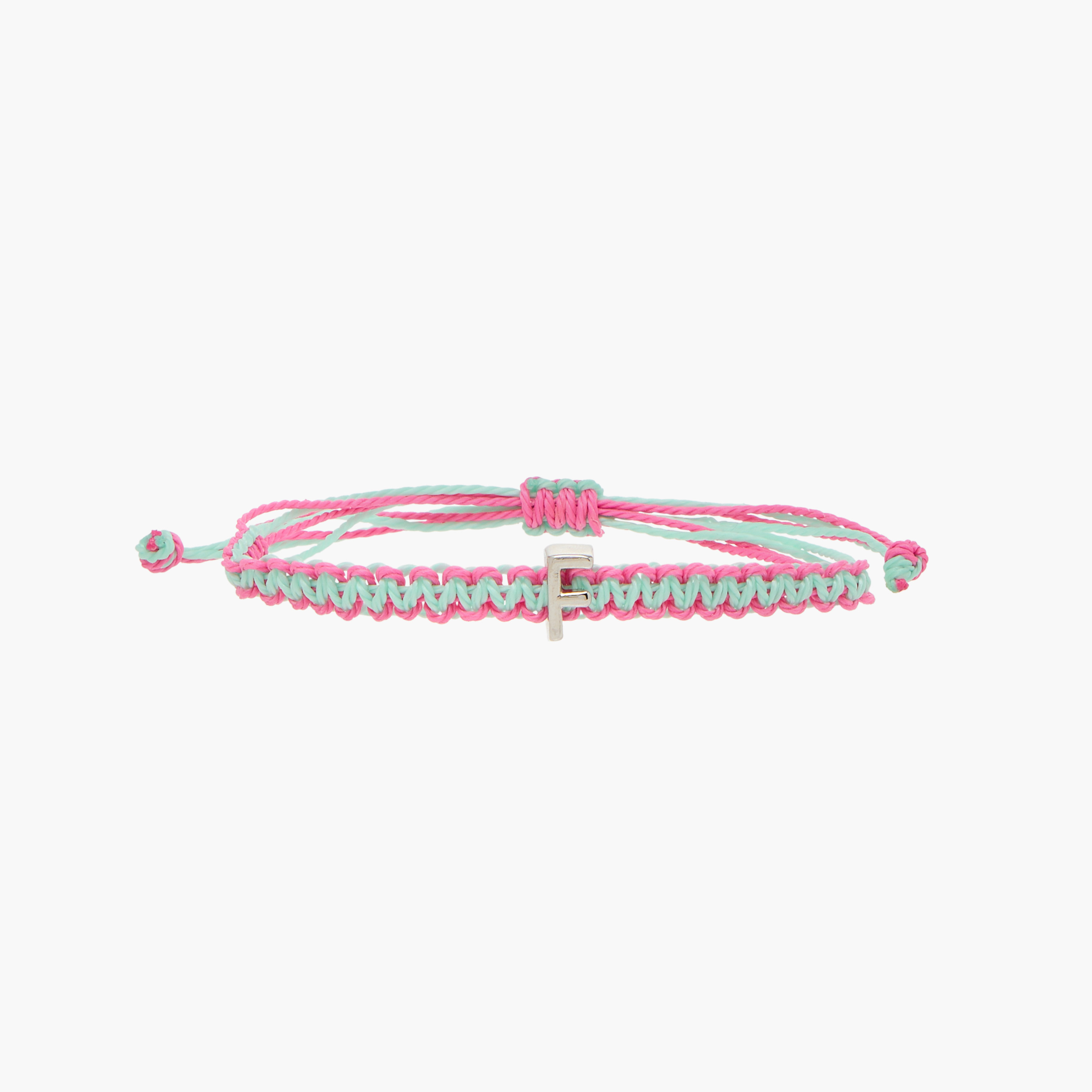 Thread Bracelets with Initial Charm and Slider Closure - Set of 6-women-watchesandjewellery-jewellery-banglesandbracelets-image-5